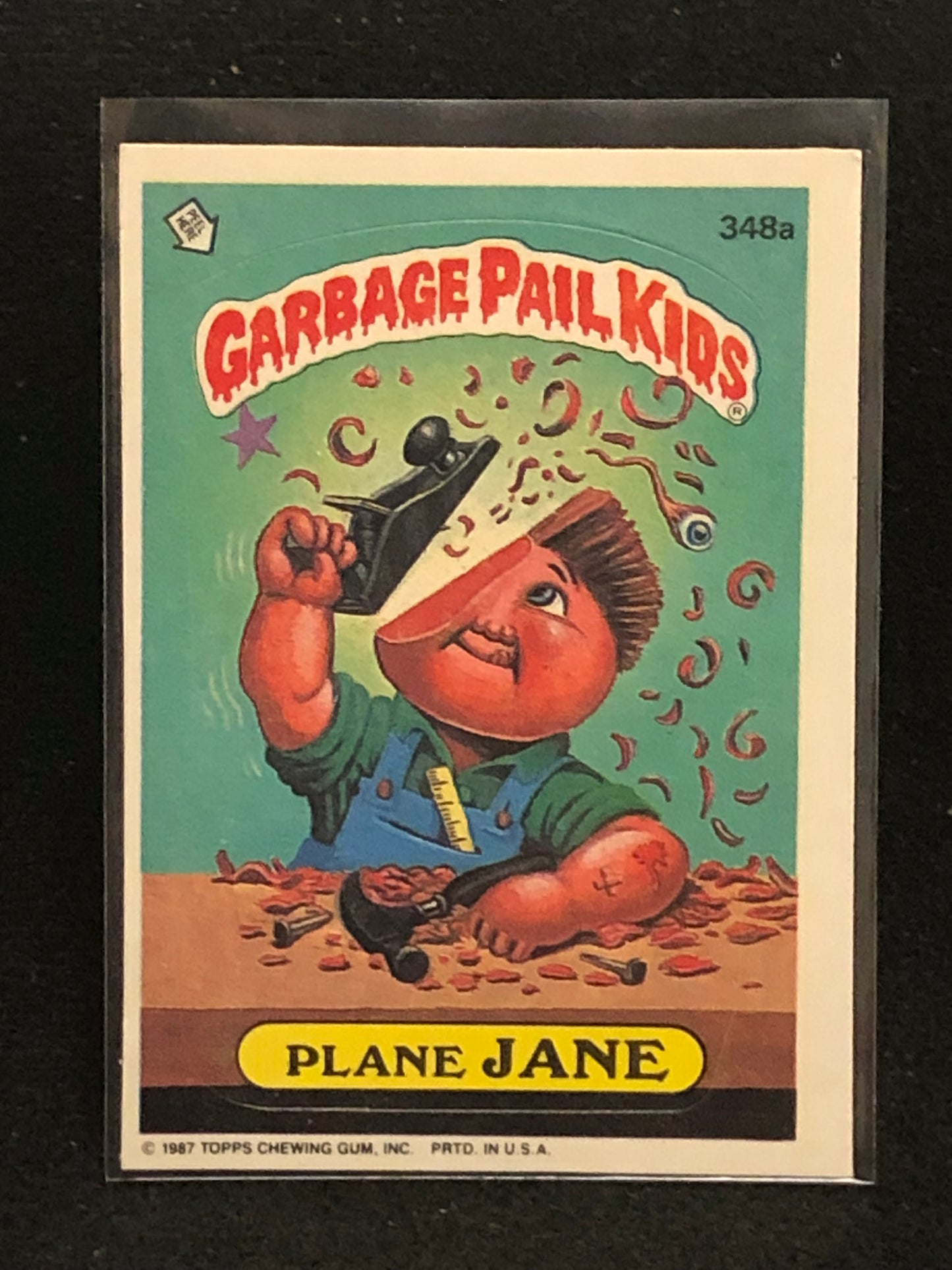 Garbage Pail Kids Original Series 9 (os9) 348a Plane Jane