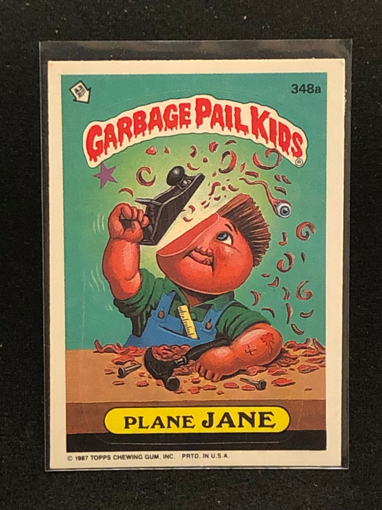 Garbage Pail Kids Original Series 9 (os9) 348a Plane Jane