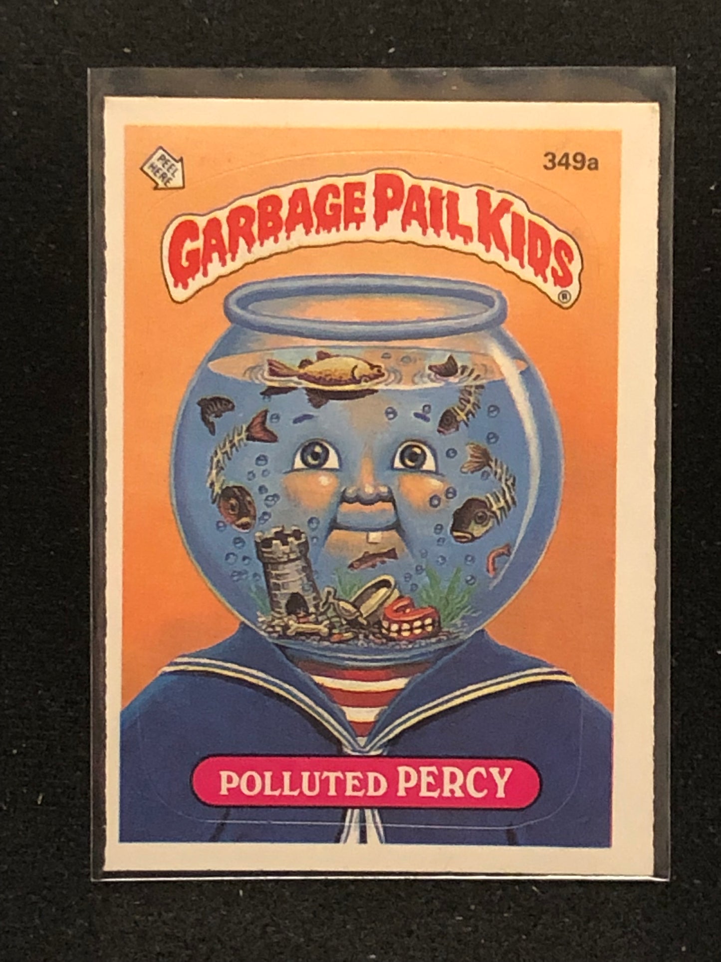 Garbage Pail Kids Original Series 9 (os9) 349a Polluted Percy