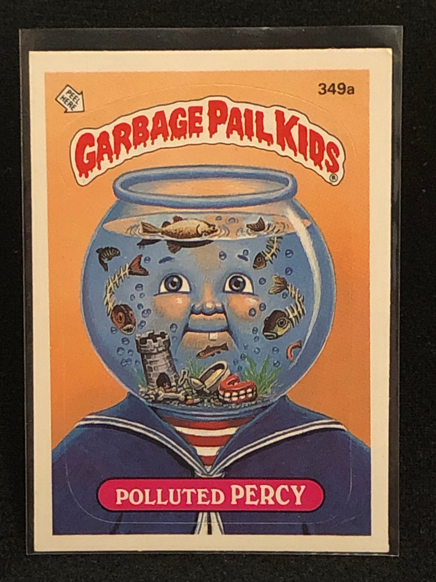 Garbage Pail Kids Original Series 9 (os9) 349a Polluted Percy