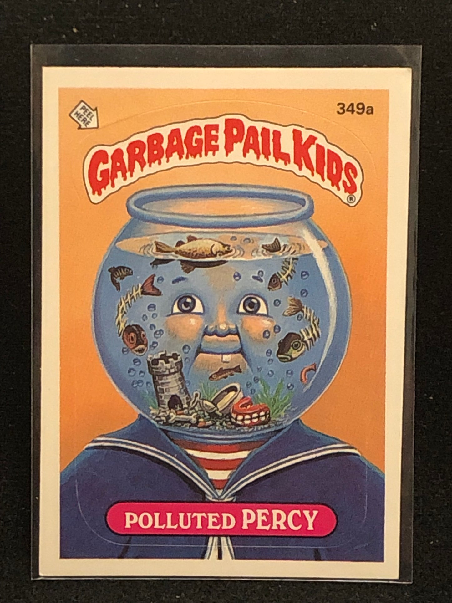 Garbage Pail Kids Original Series 9 (os9) 349a Polluted Percy