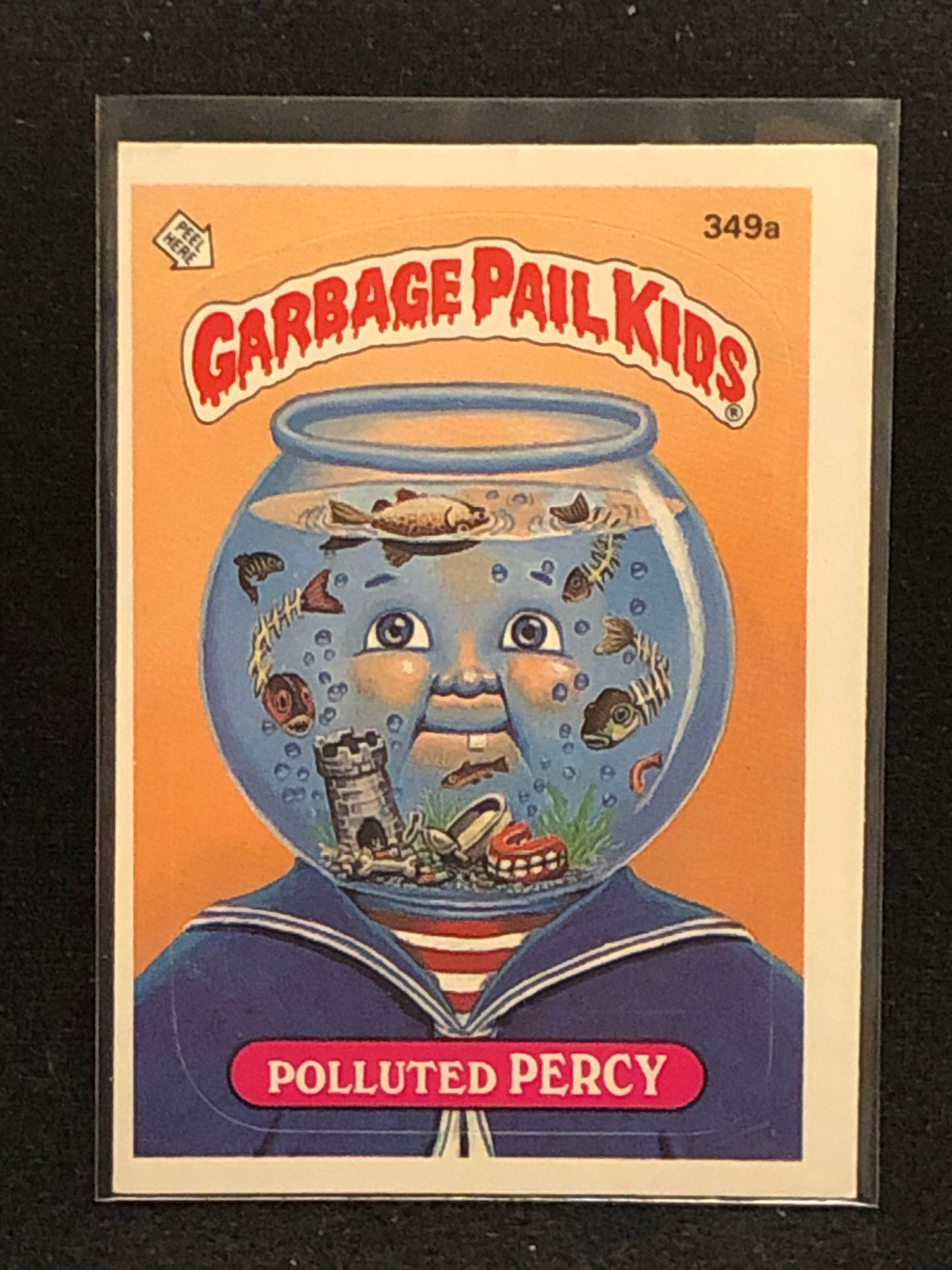 Garbage Pail Kids Original Series 9 (os9) 349a Polluted Percy