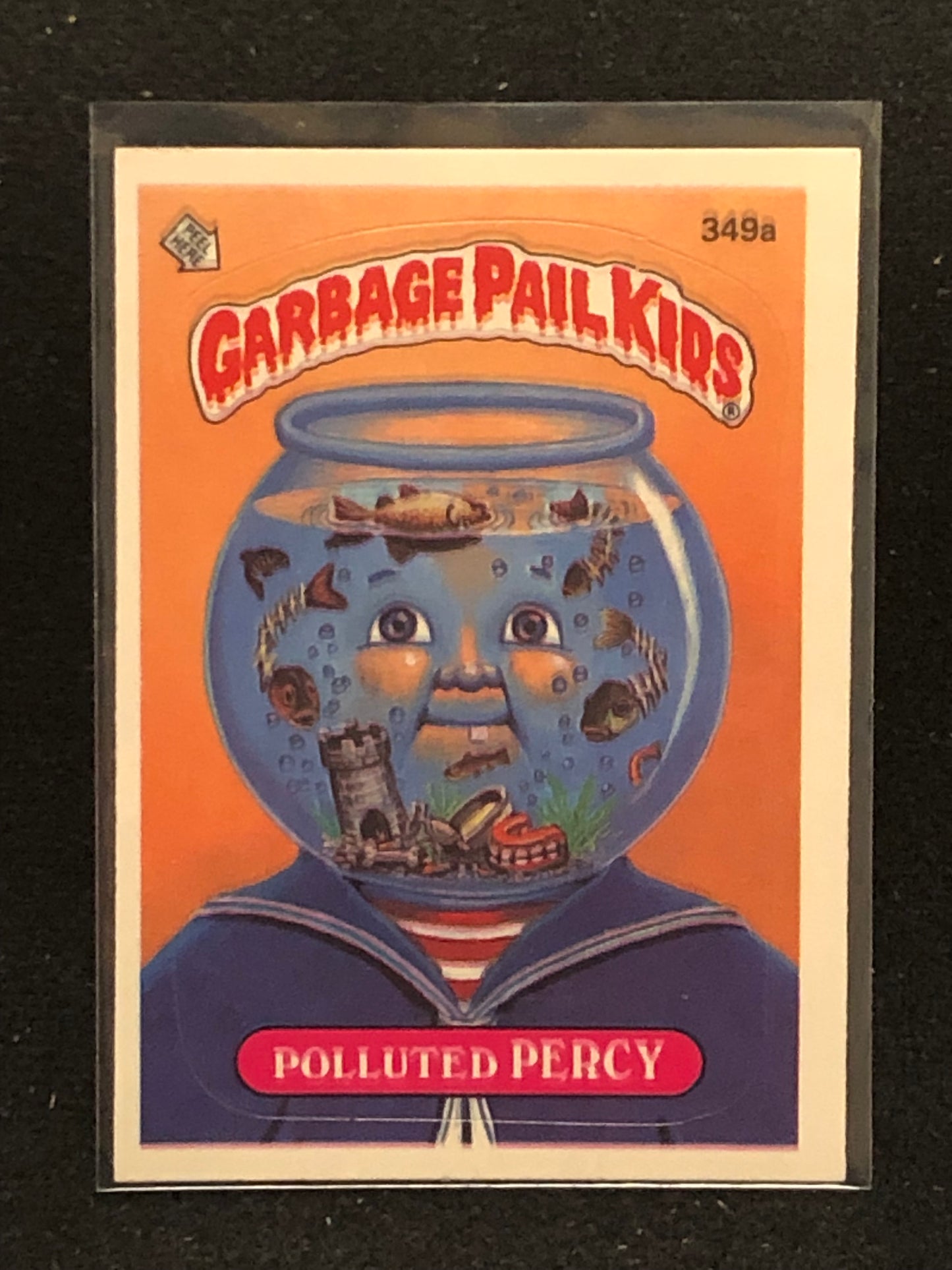 Garbage Pail Kids Original Series 9 (os9) 349a Polluted Percy