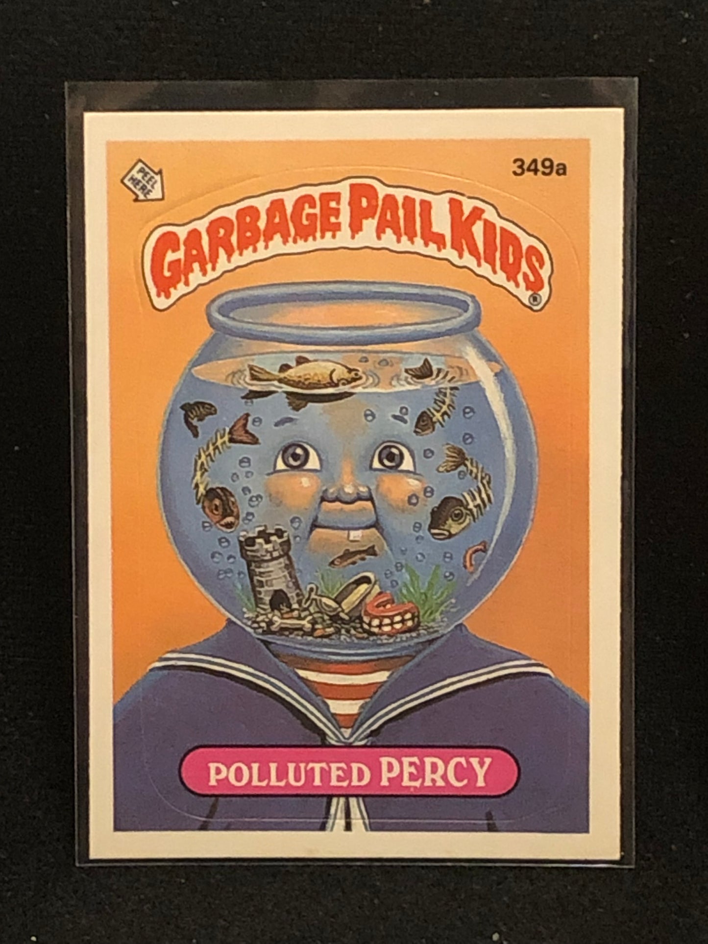 Garbage Pail Kids Original Series 9 (os9) 349a Polluted Percy