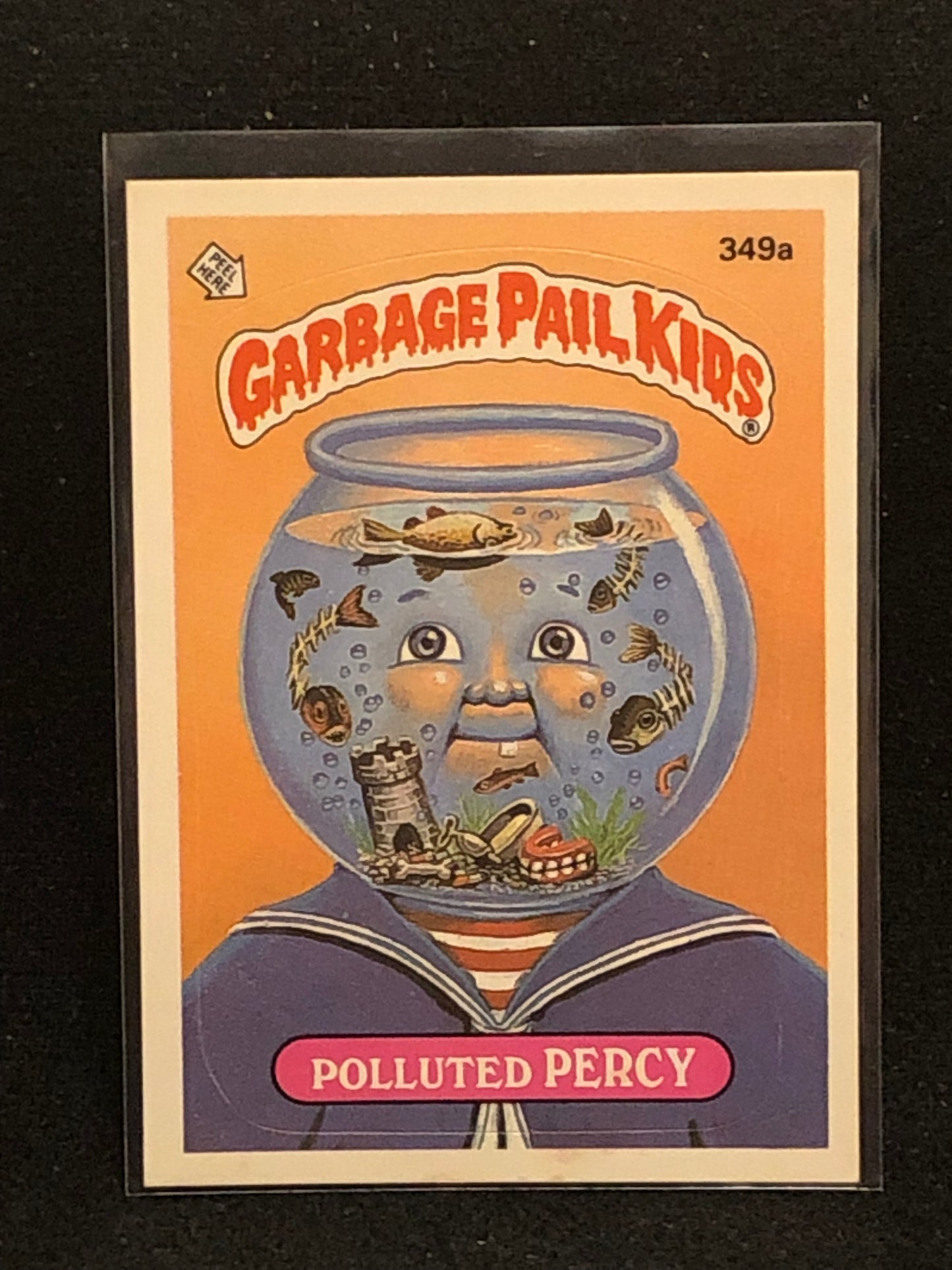 Garbage Pail Kids Original Series 9 (os9) 349a Polluted Percy