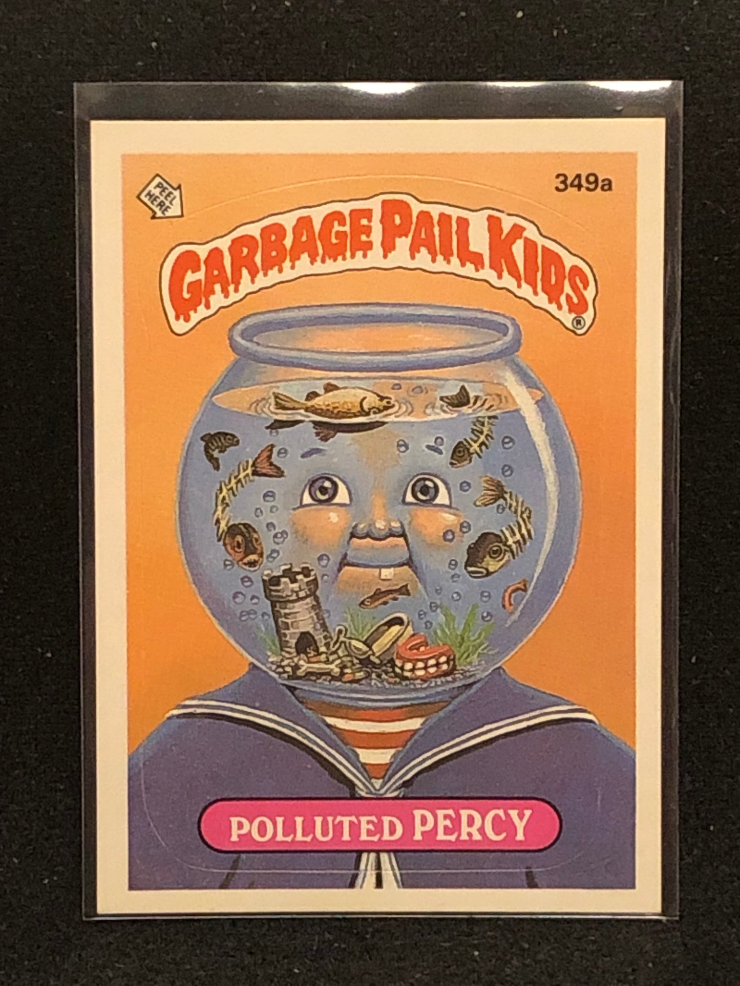 Garbage Pail Kids Original Series 9 (os9) 349a Polluted Percy