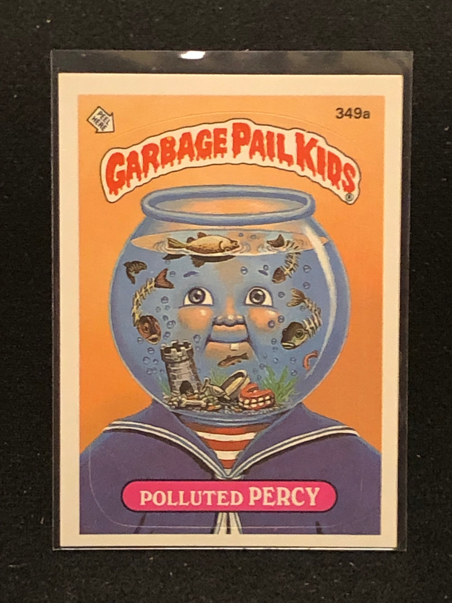 Garbage Pail Kids Original Series 9 (os9) 349a Polluted Percy