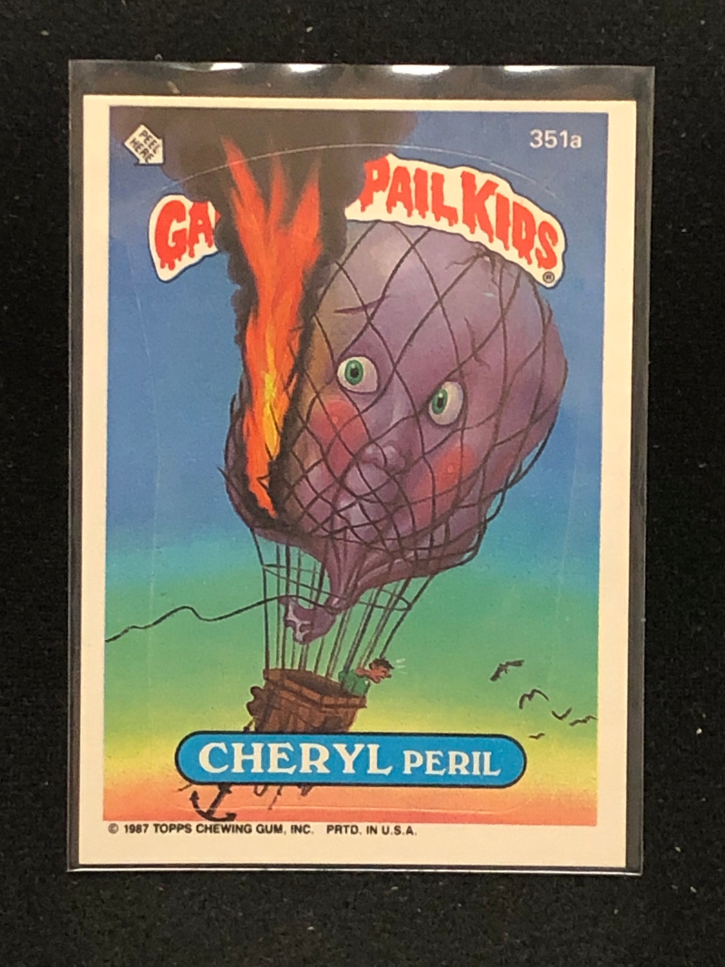 Garbage Pail Kids Original Series 9 (os9) 351a Cheryl Peril