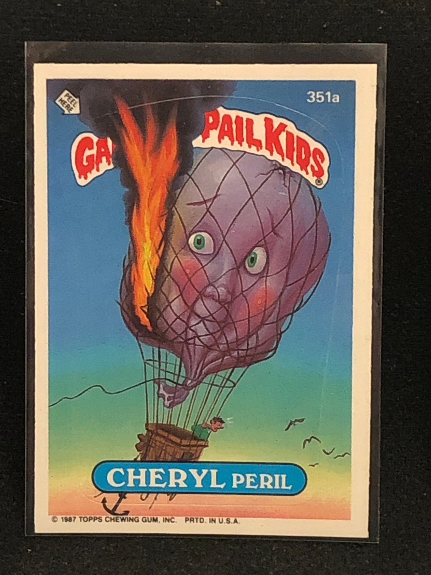 Garbage Pail Kids Original Series 9 (os9) 351a Cheryl Peril