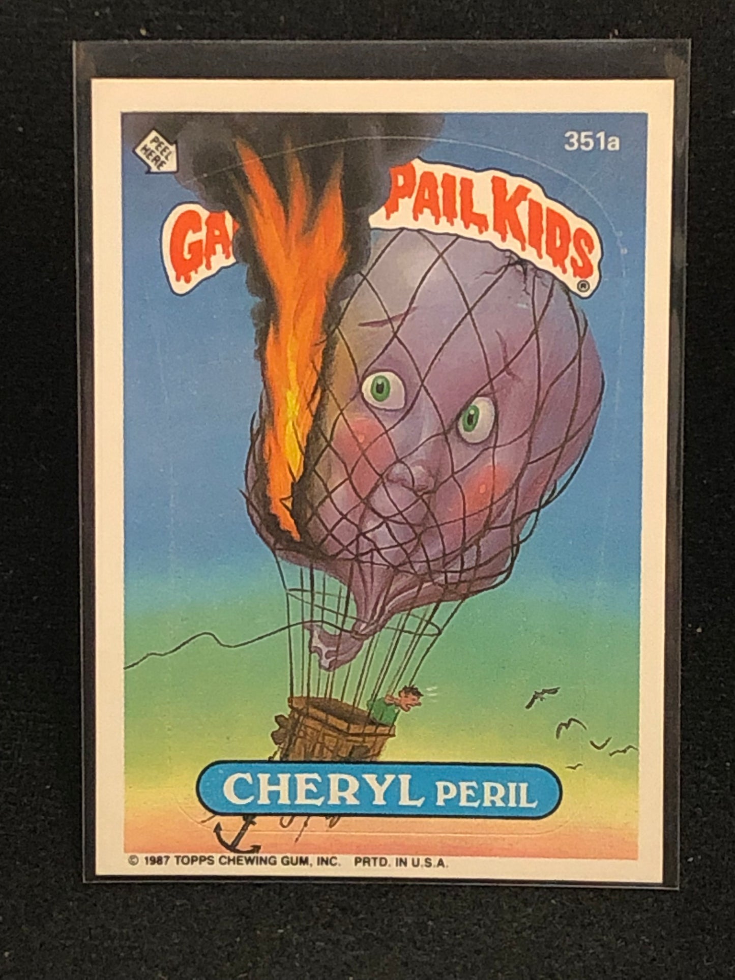 Garbage Pail Kids Original Series 9 (os9) 351a Cheryl Peril