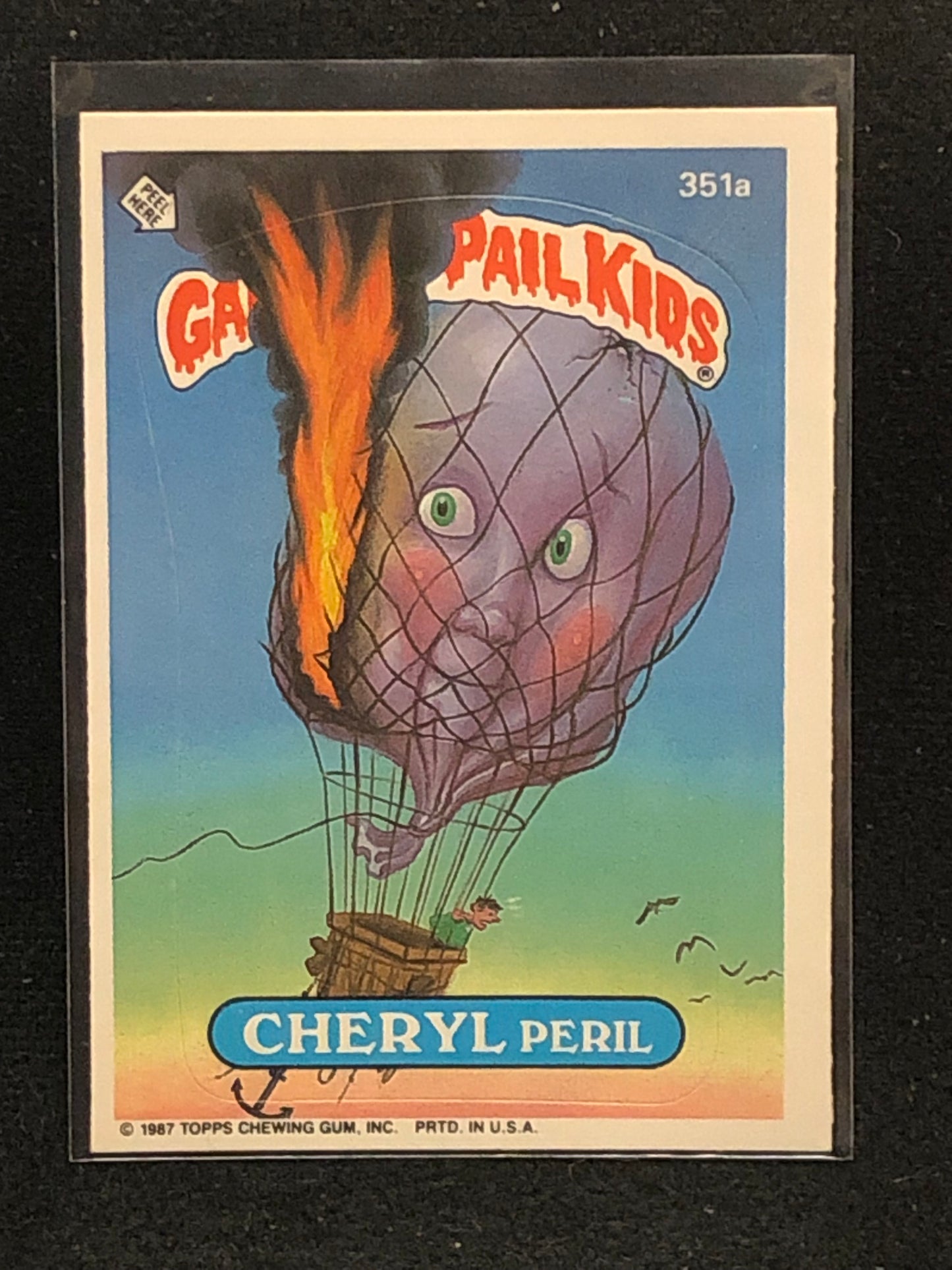 Garbage Pail Kids Original Series 9 (os9) 351a Cheryl Peril