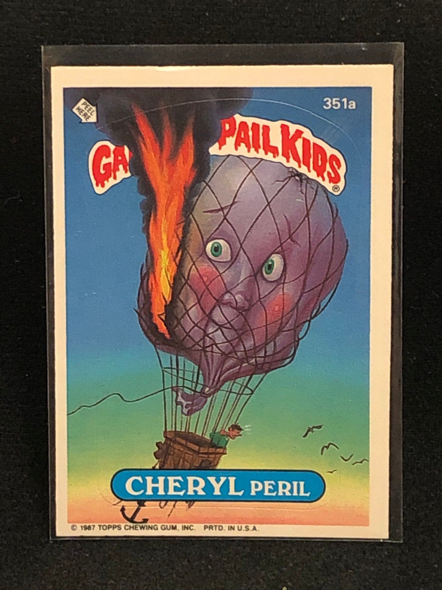 Garbage Pail Kids Original Series 9 (os9) 351a Cheryl Peril