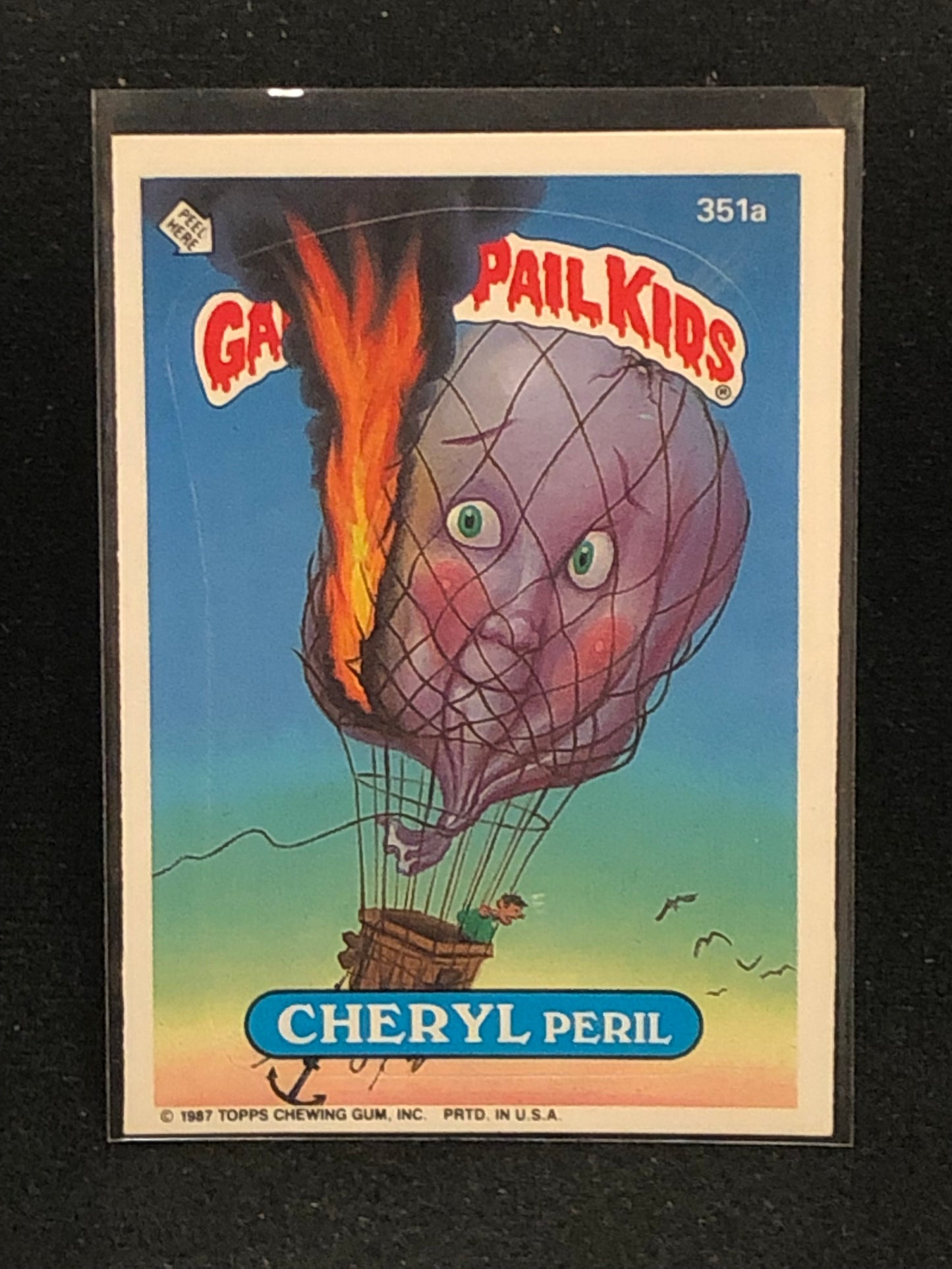 Garbage Pail Kids Original Series 9 (os9) 351a Cheryl Peril