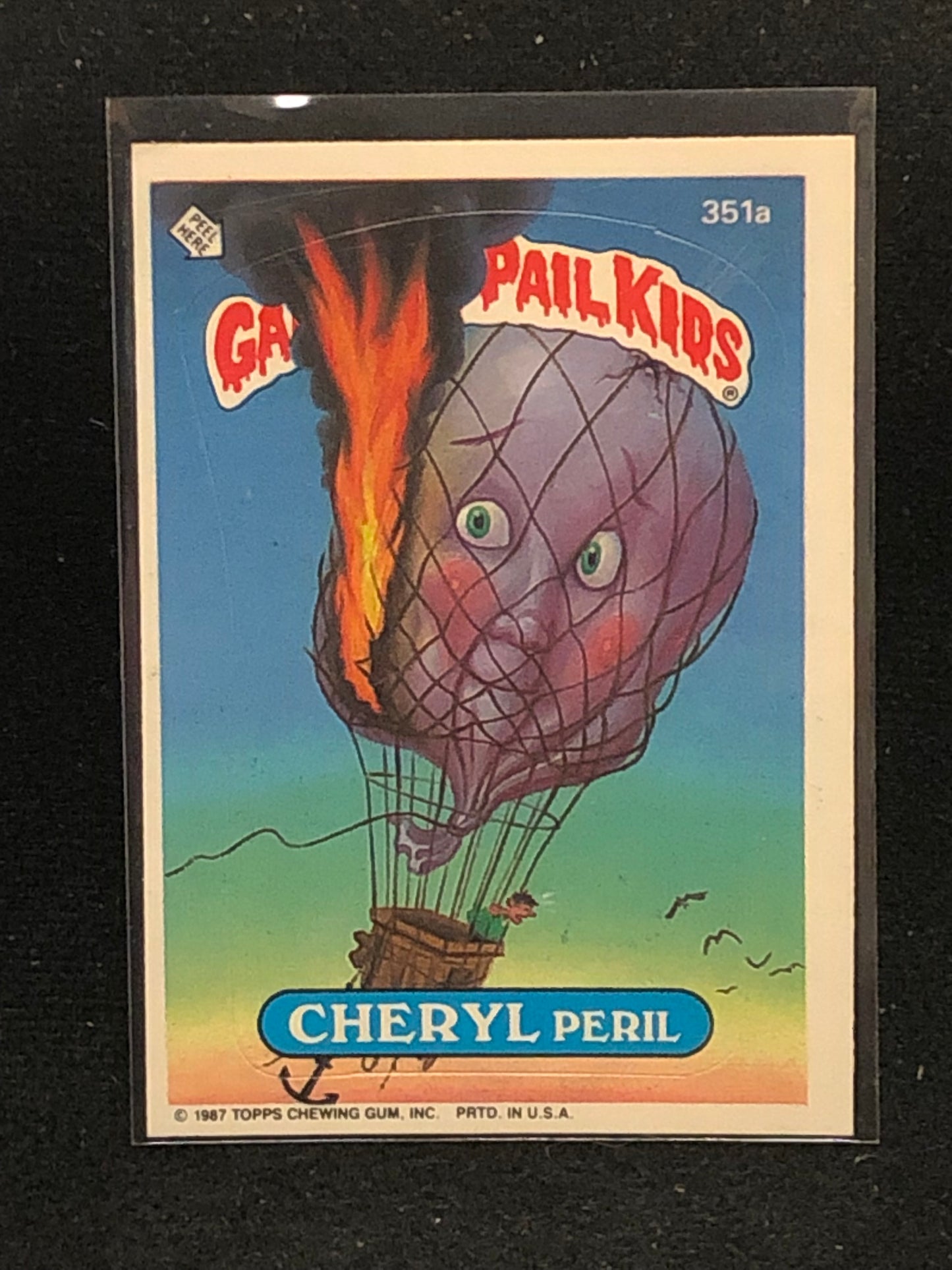 Garbage Pail Kids Original Series 9 (os9) 351a Cheryl Peril