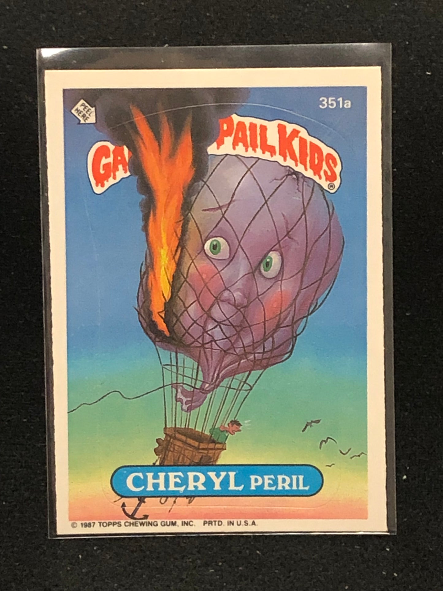 Garbage Pail Kids Original Series 9 (os9) 351a Cheryl Peril