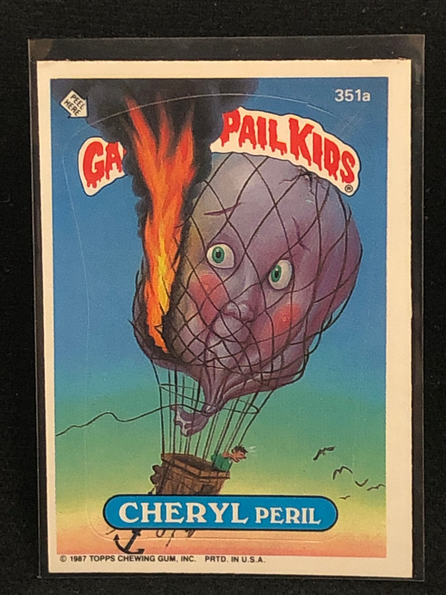 Garbage Pail Kids Original Series 9 (os9) 351a Cheryl Peril