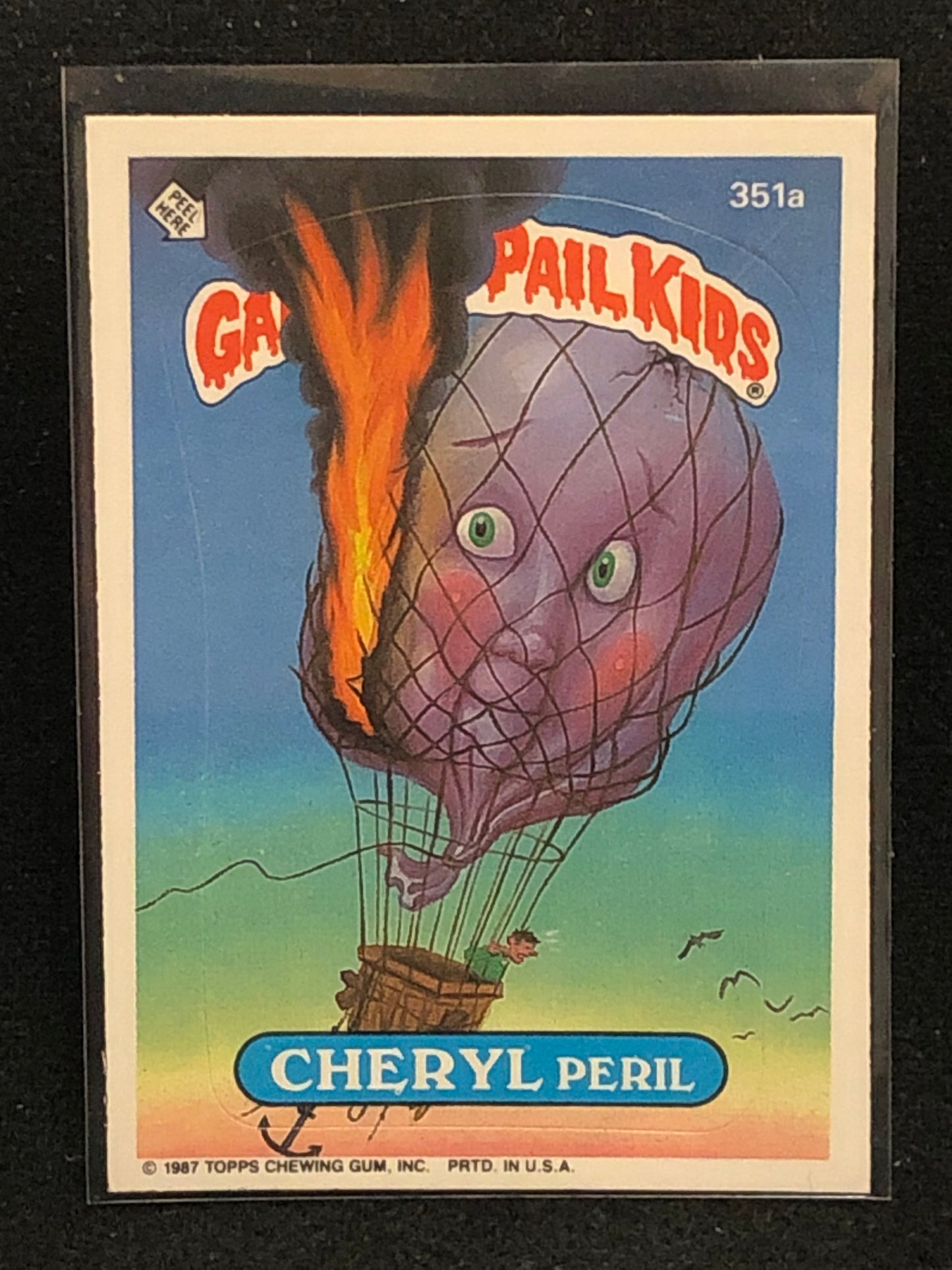 Garbage Pail Kids Original Series 9 (os9) 351a Cheryl Peril