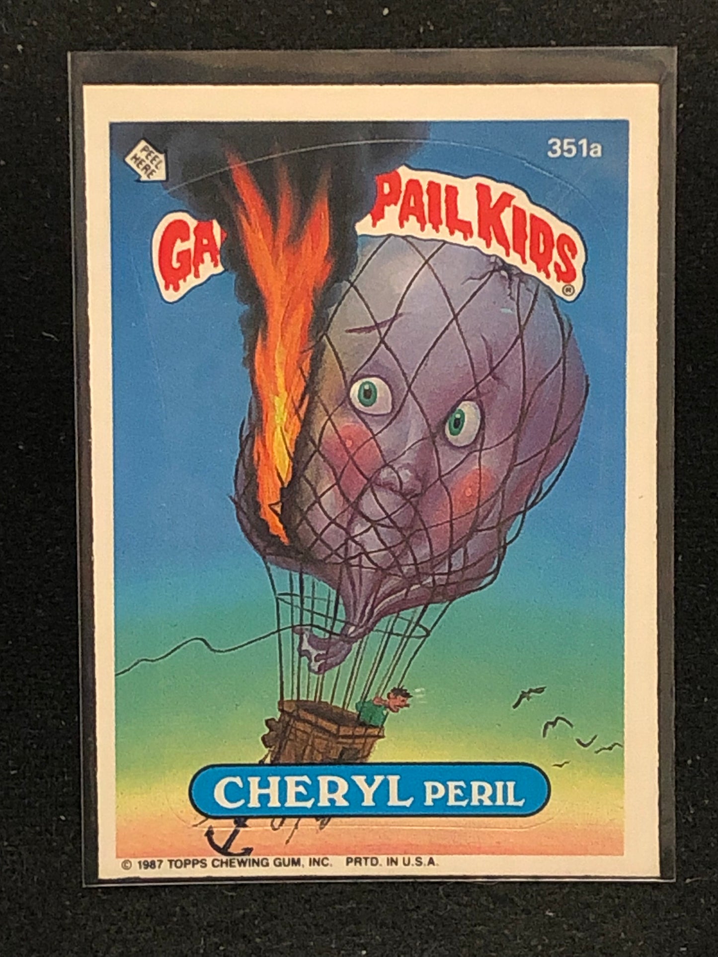 Garbage Pail Kids Original Series 9 (os9) 351a Cheryl Peril