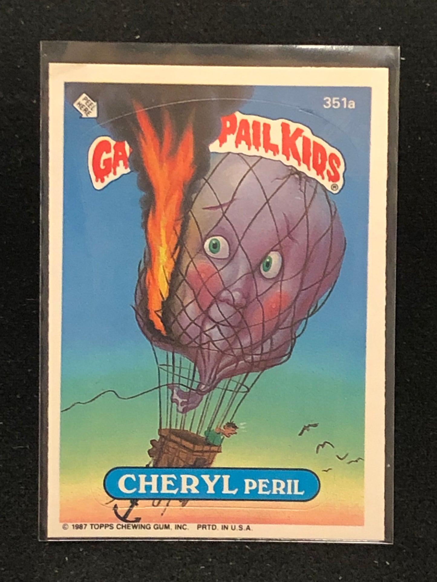 Garbage Pail Kids Original Series 9 (os9) 351a Cheryl Peril