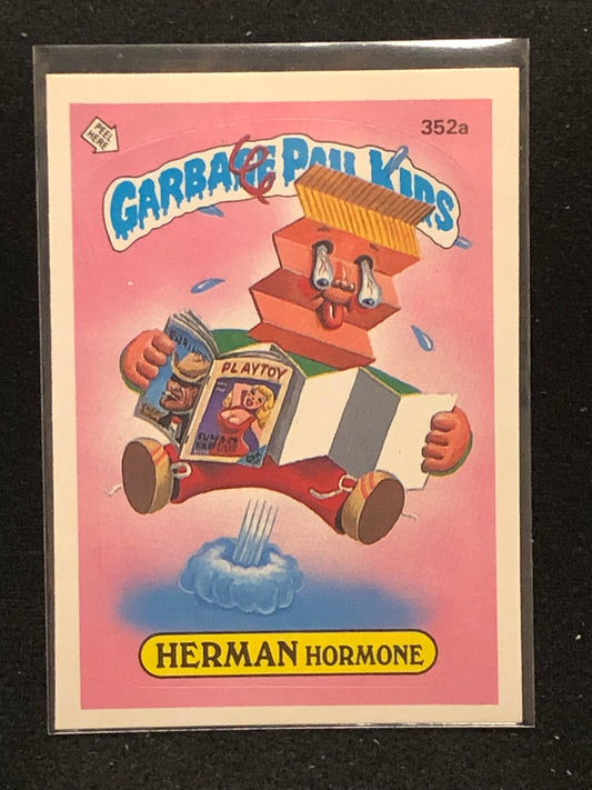 Garbage Pail Kids Original Series 9 (os9) 352a Herman Hormone