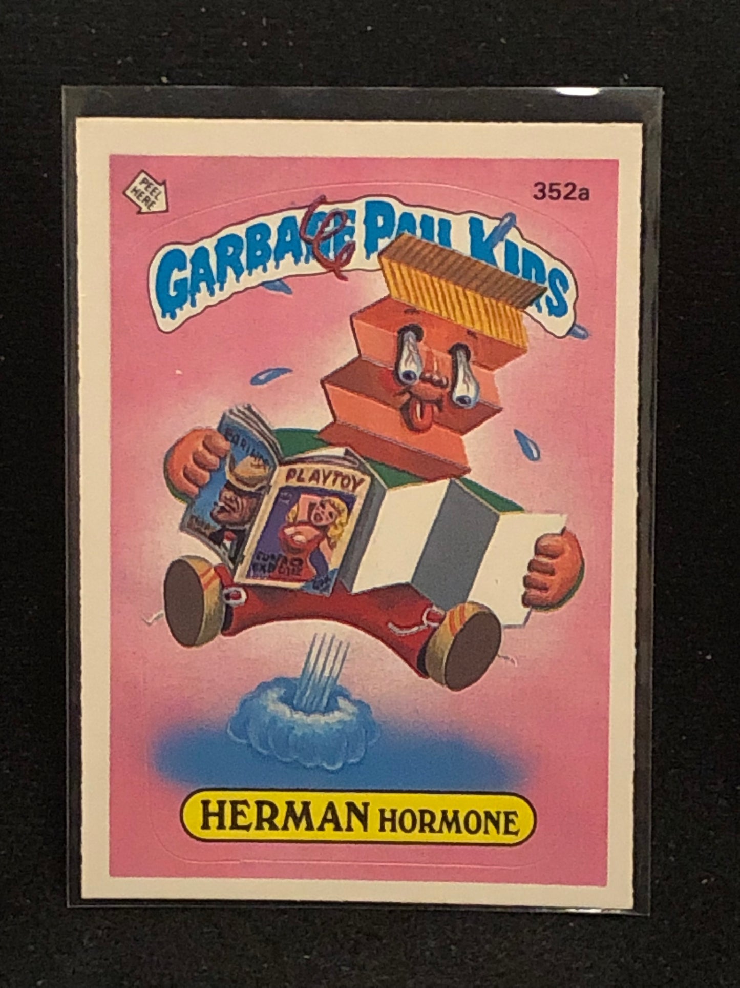 Garbage Pail Kids Original Series 9 (os9) 352a Herman Hormone