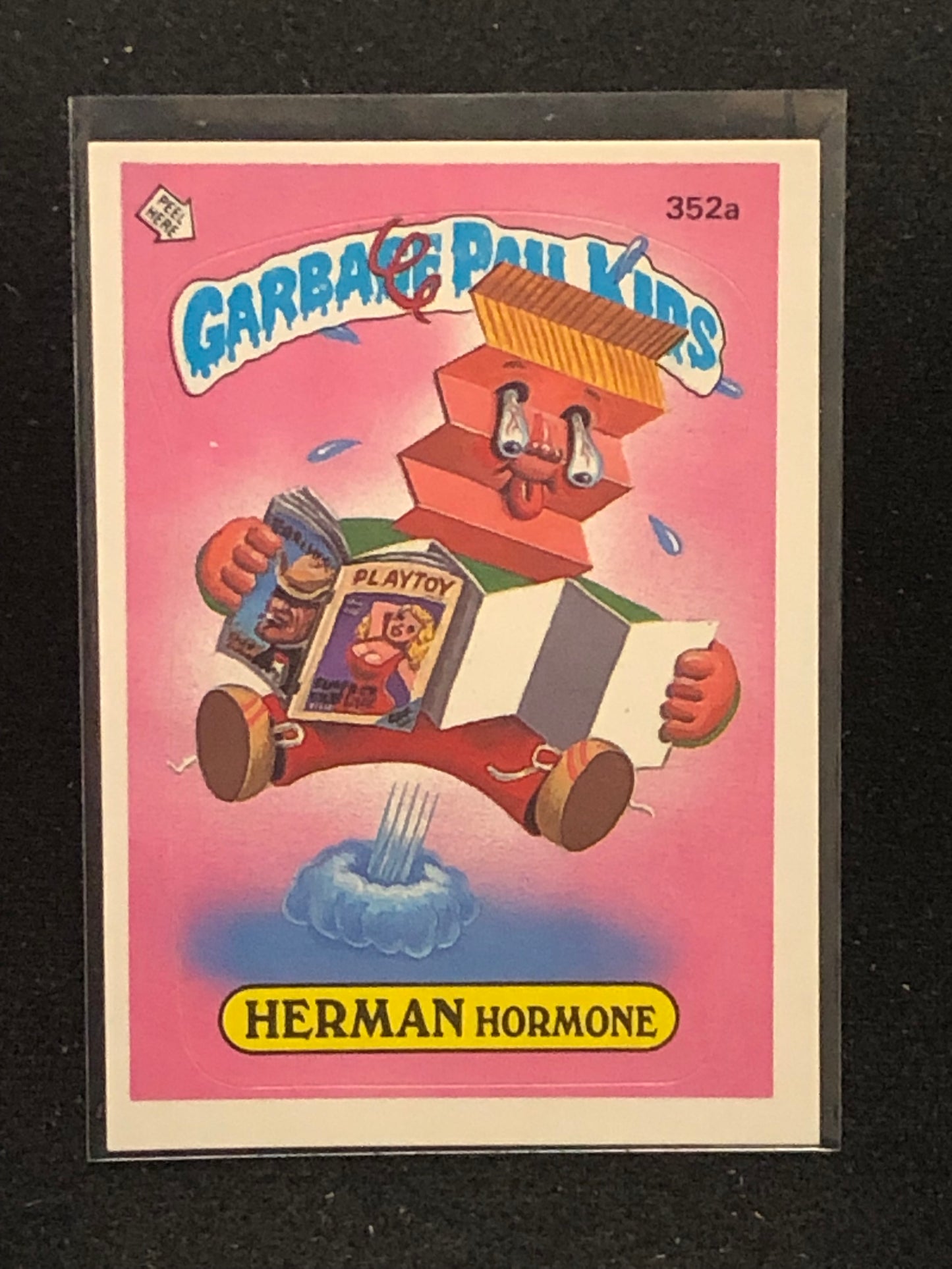 Garbage Pail Kids Original Series 9 (os9) 352a Herman Hormone