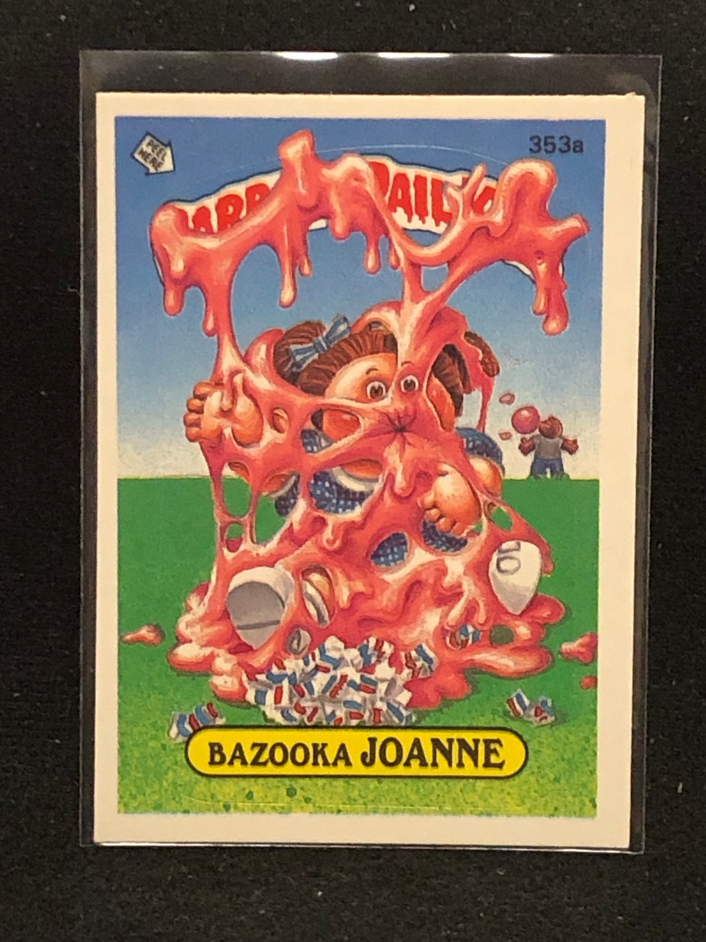 Garbage Pail Kids Original Series 9 (os9) 353a Bazooka Joanne