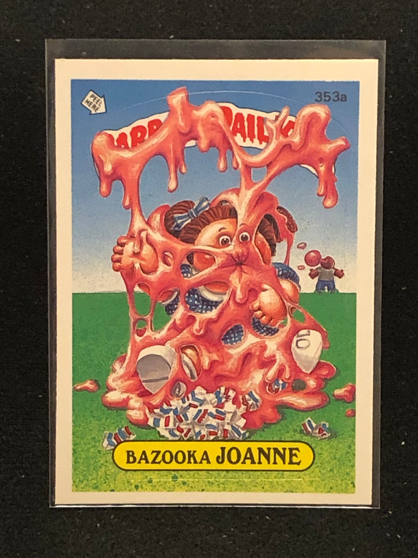 Garbage Pail Kids Original Series 9 (os9) 353a Bazooka Joanne