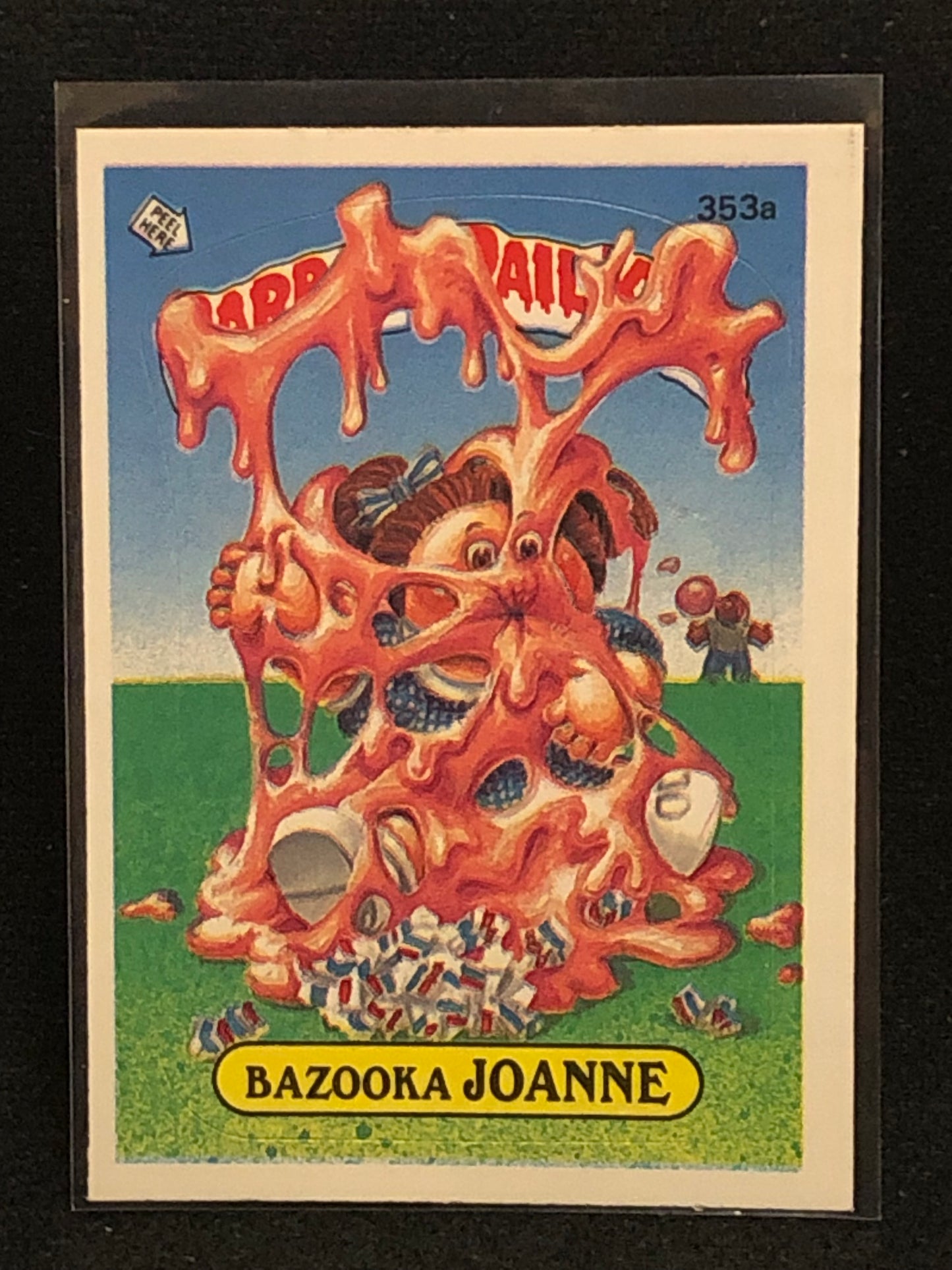 Garbage Pail Kids Original Series 9 (os9) 353a Bazooka Joanne