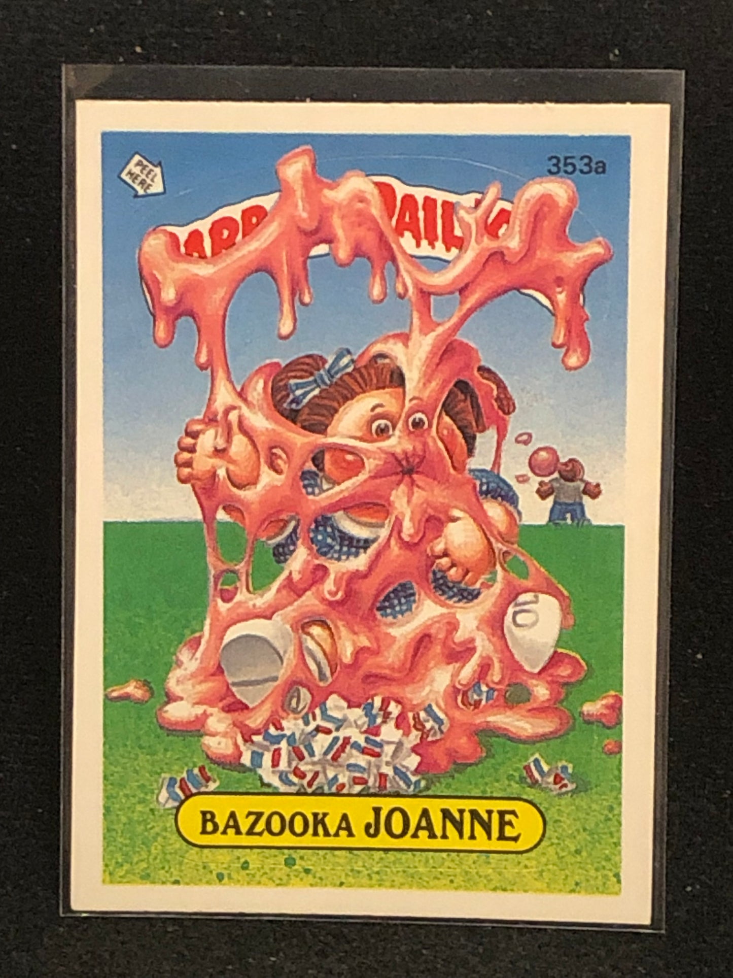 Garbage Pail Kids Original Series 9 (os9) 353a Bazooka Joanne