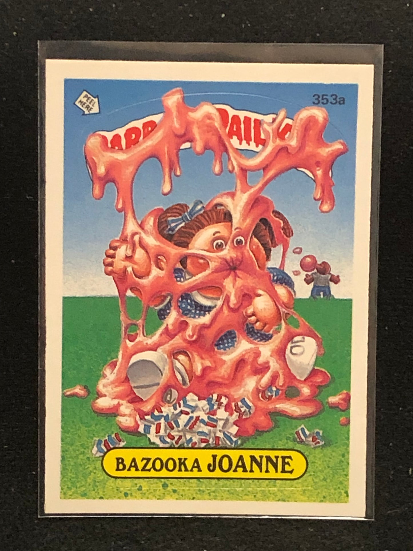 Garbage Pail Kids Original Series 9 (os9) 353a Bazooka Joanne