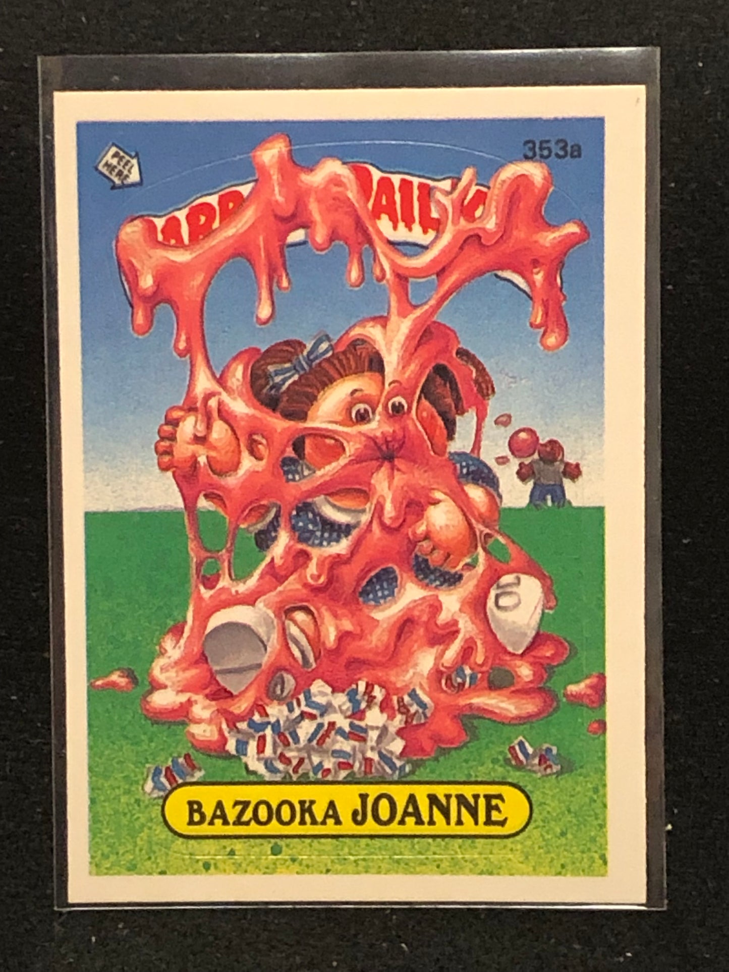 Garbage Pail Kids Original Series 9 (os9) 353a Bazooka Joanne