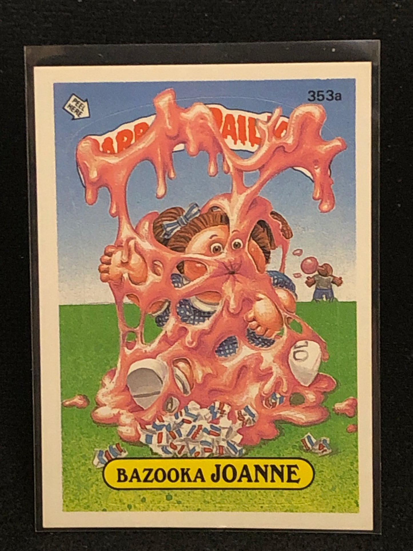 Garbage Pail Kids Original Series 9 (os9) 353a Bazooka Joanne