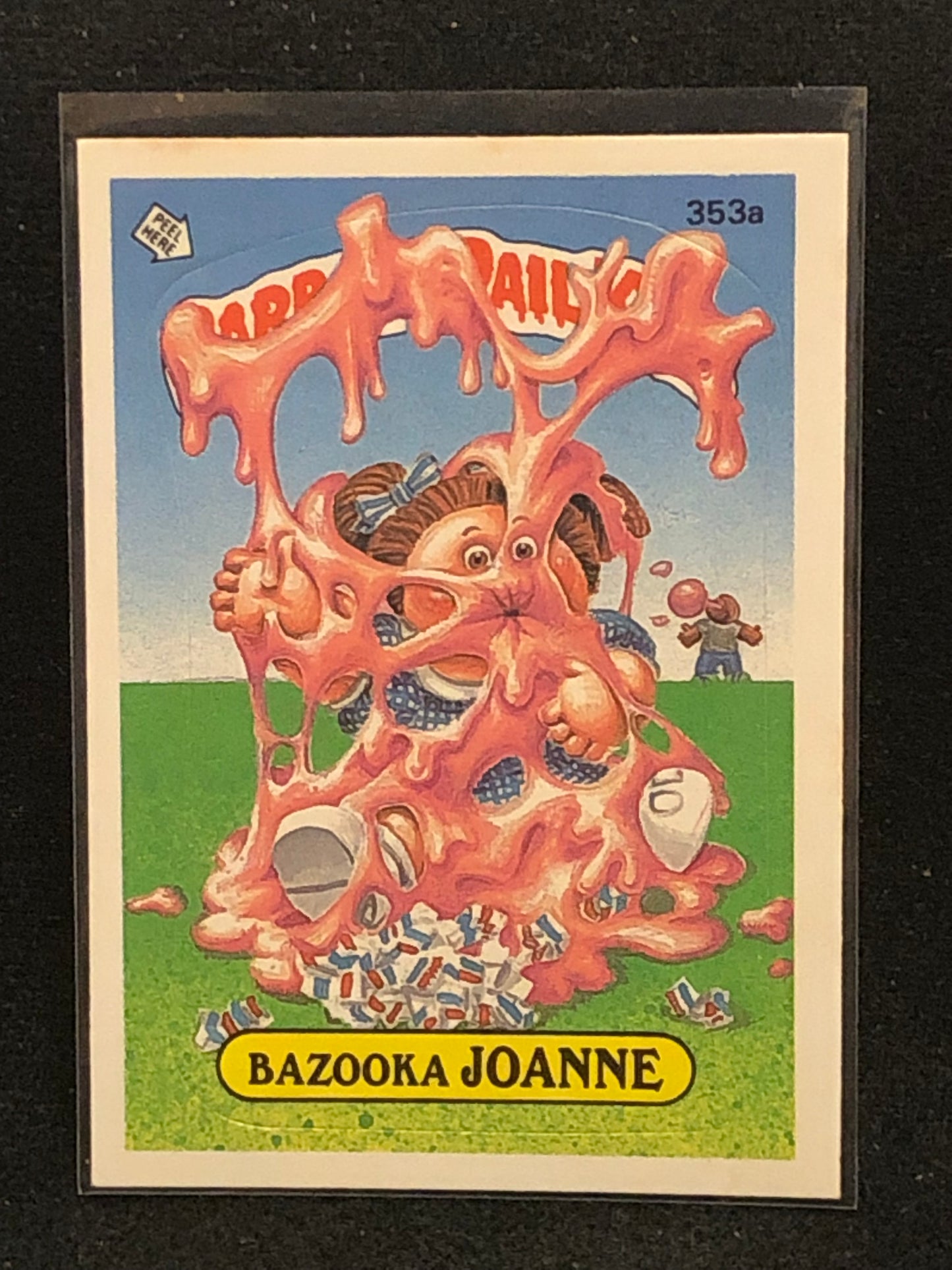 Garbage Pail Kids Original Series 9 (os9) 353a Bazooka Joanne