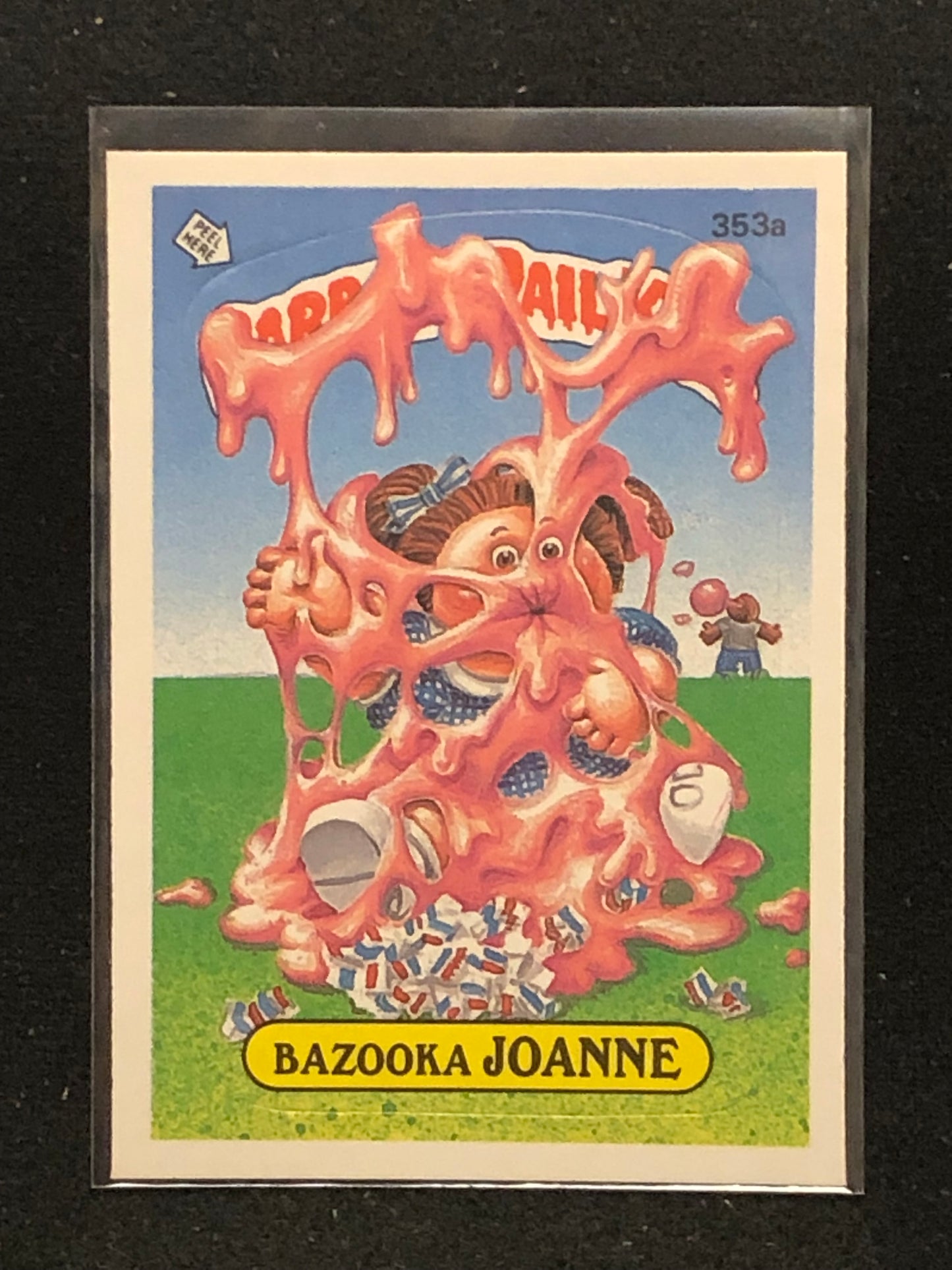 Garbage Pail Kids Original Series 9 (os9) 353a Bazooka Joanne