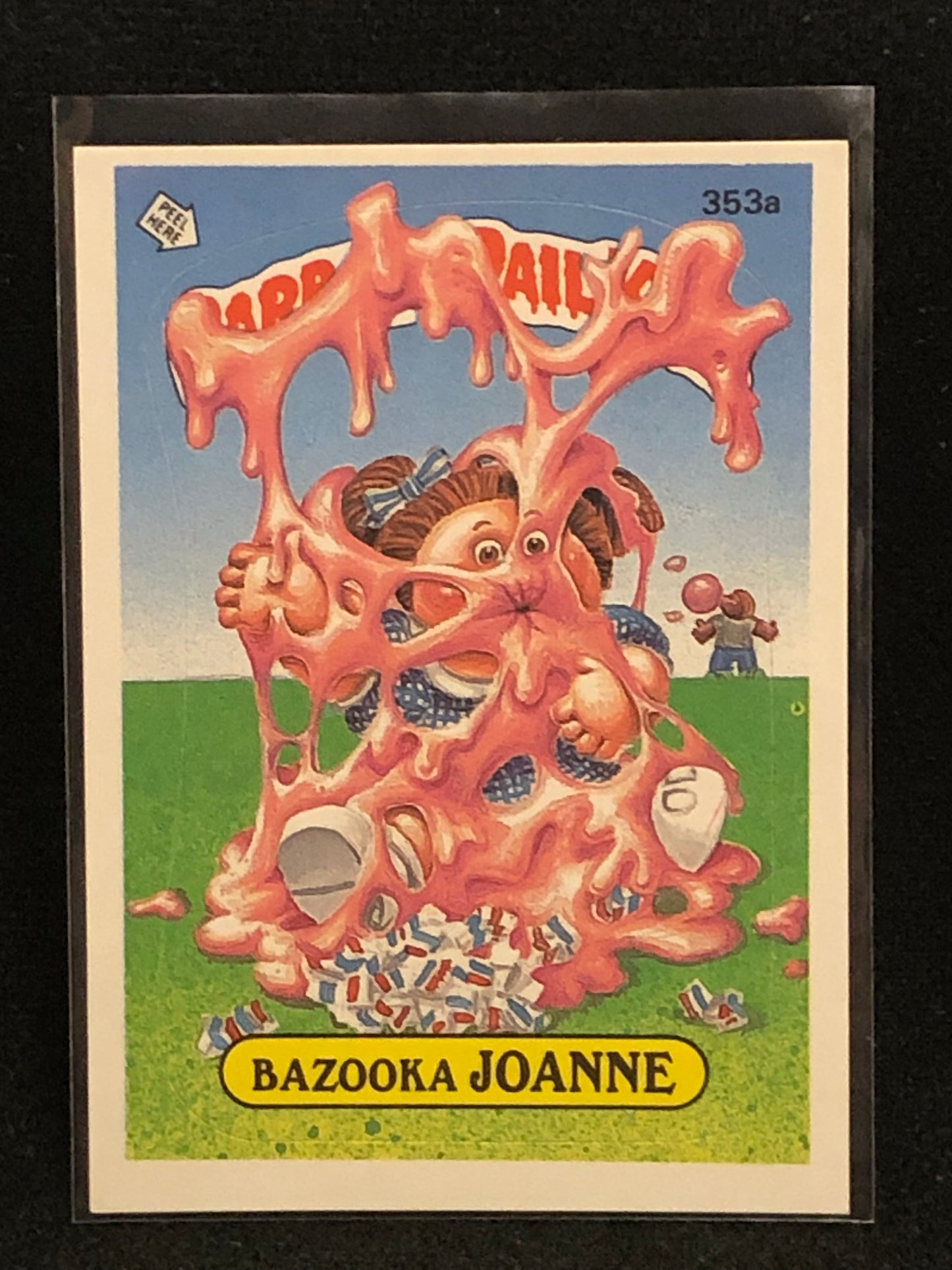 Garbage Pail Kids Original Series 9 (os9) 353a Bazooka Joanne