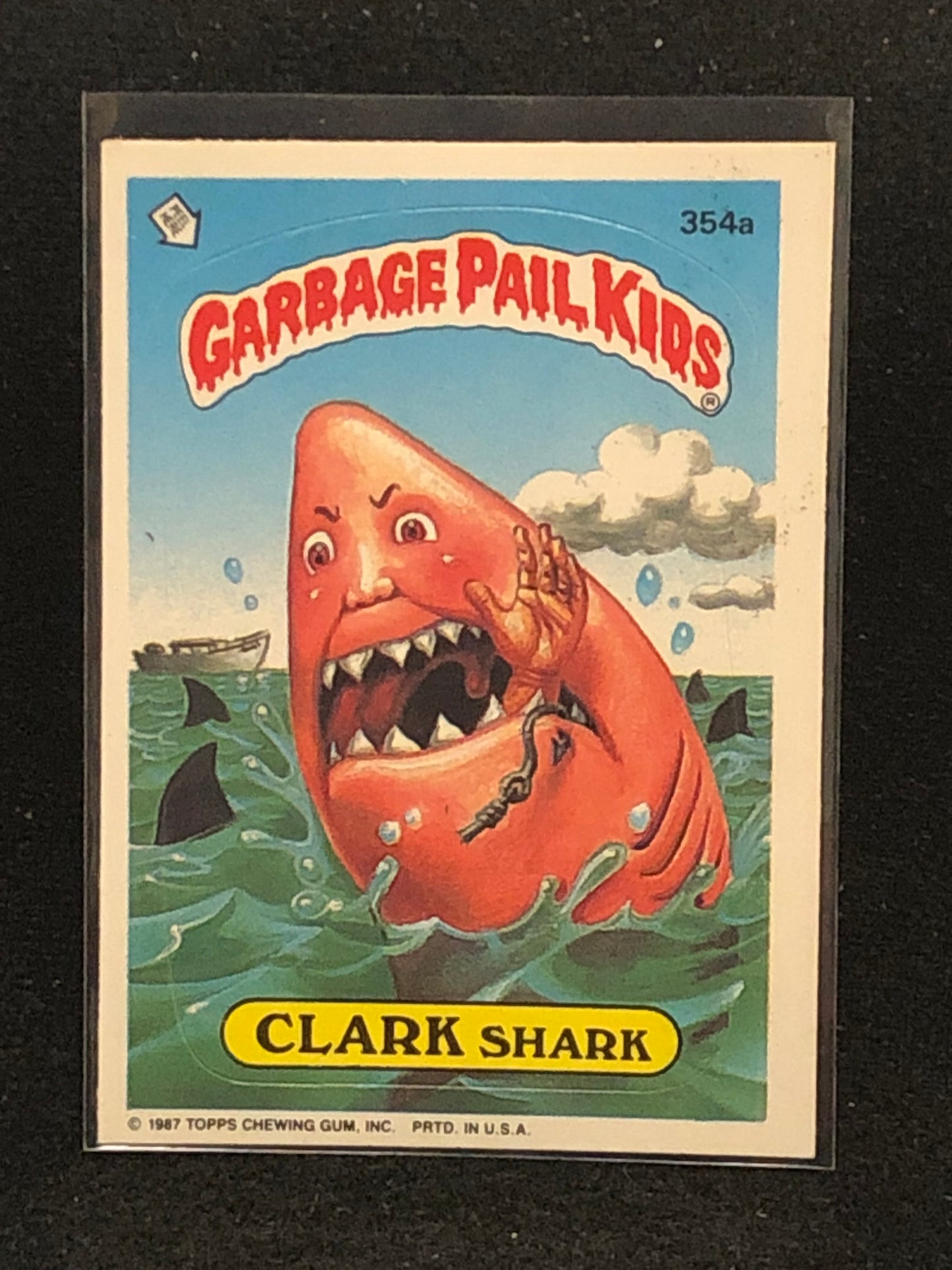 Garbage Pail Kids Original Series 9 (os9) 354a Clark Shark