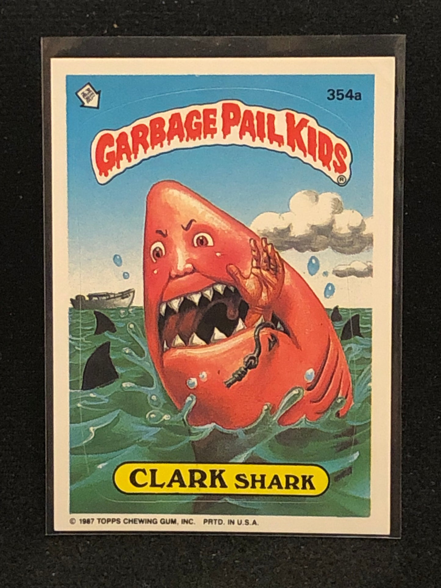 Garbage Pail Kids Original Series 9 (os9) 354a Clark Shark