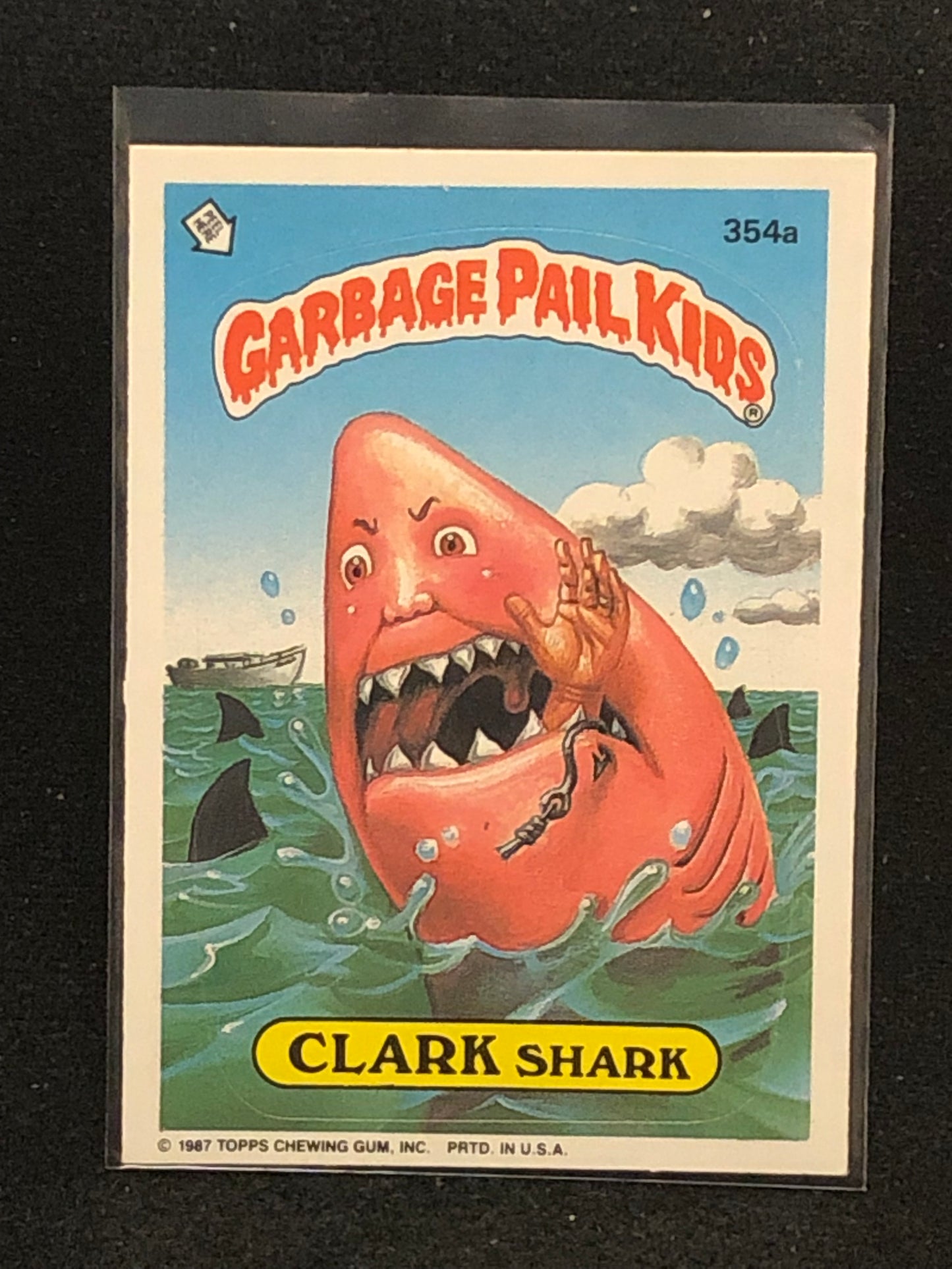 Garbage Pail Kids Original Series 9 (os9) 354a Clark Shark