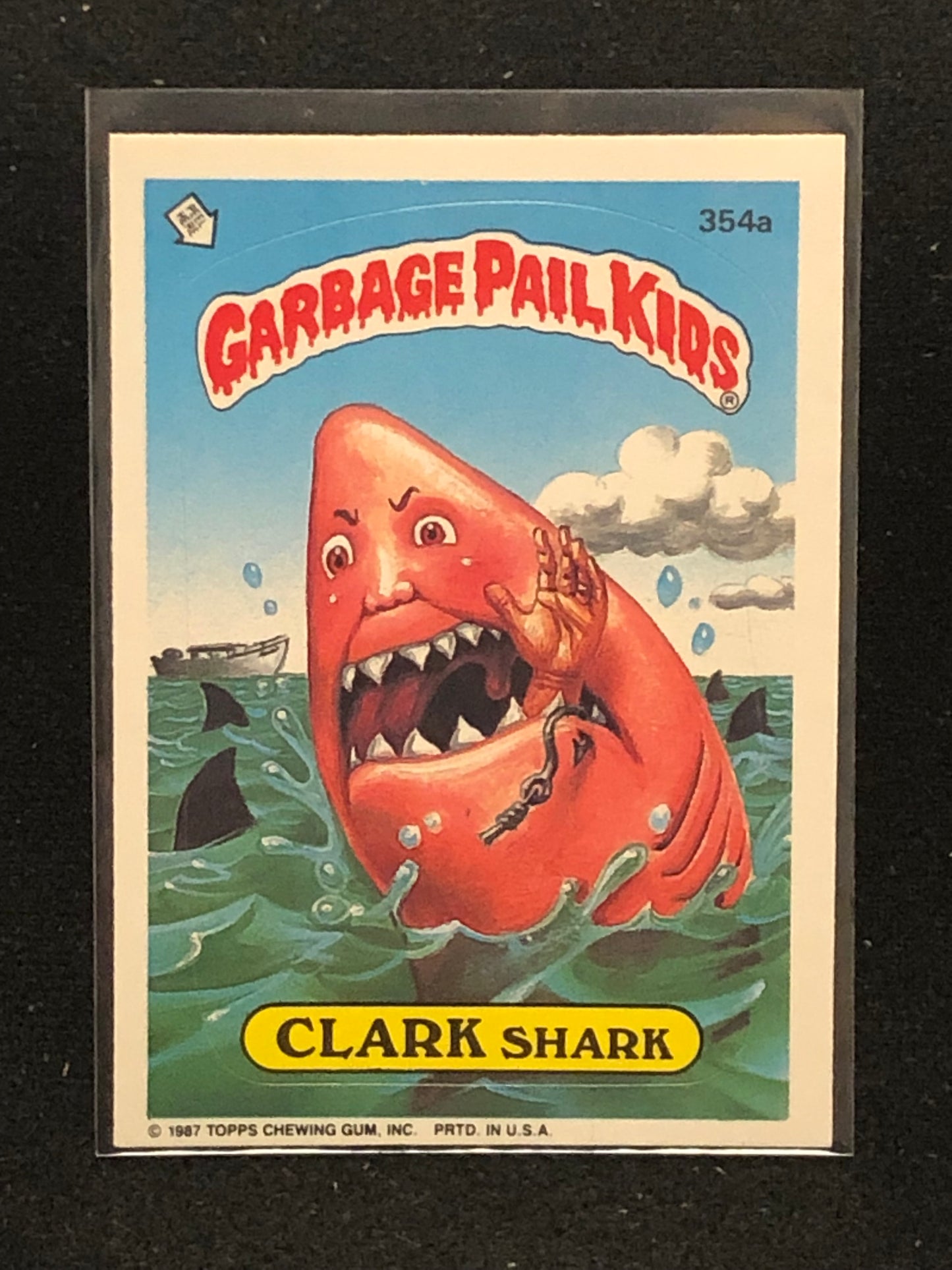 Garbage Pail Kids Original Series 9 (os9) 354a Clark Shark