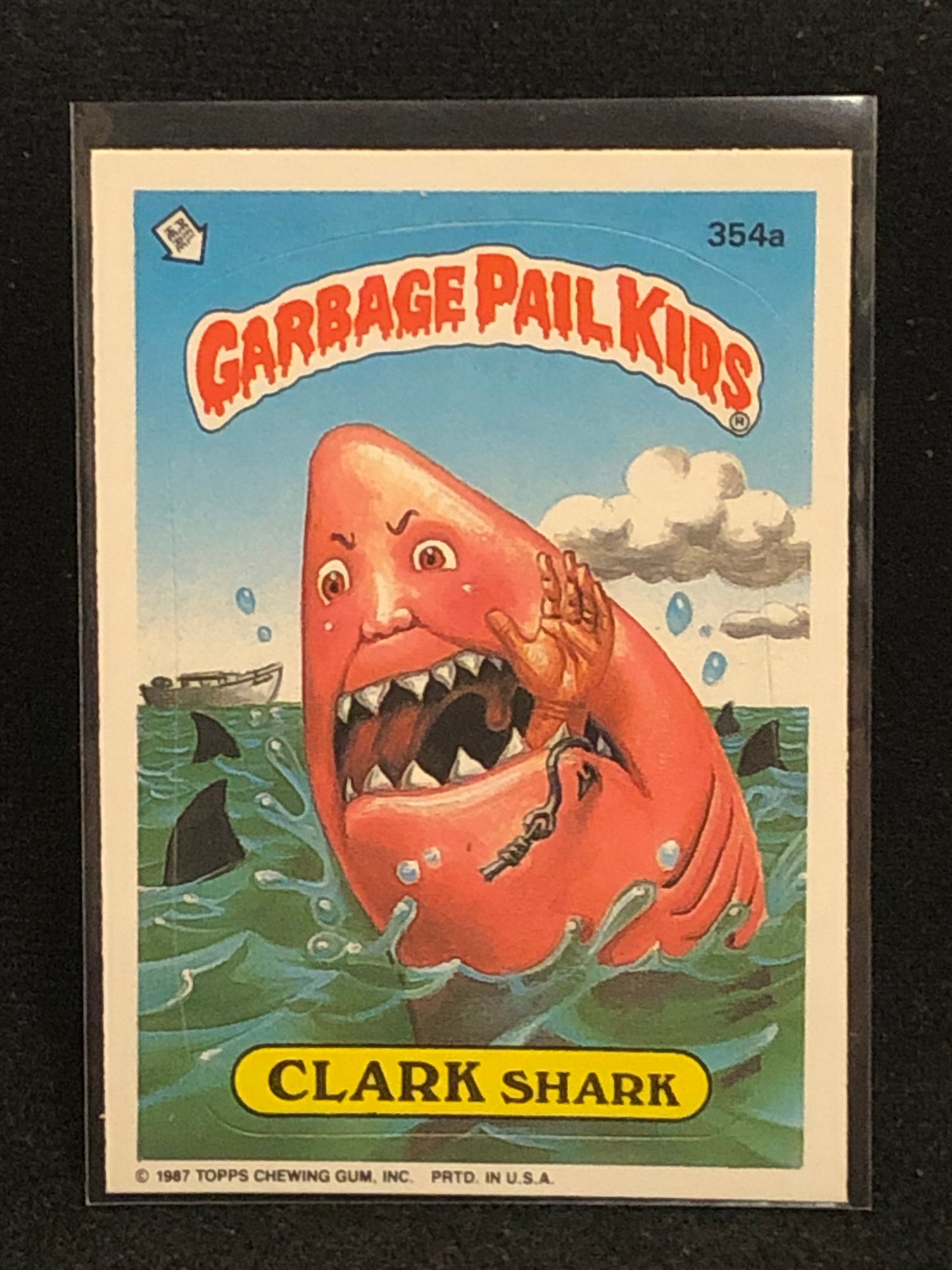 Garbage Pail Kids Original Series 9 (os9) 354a Clark Shark