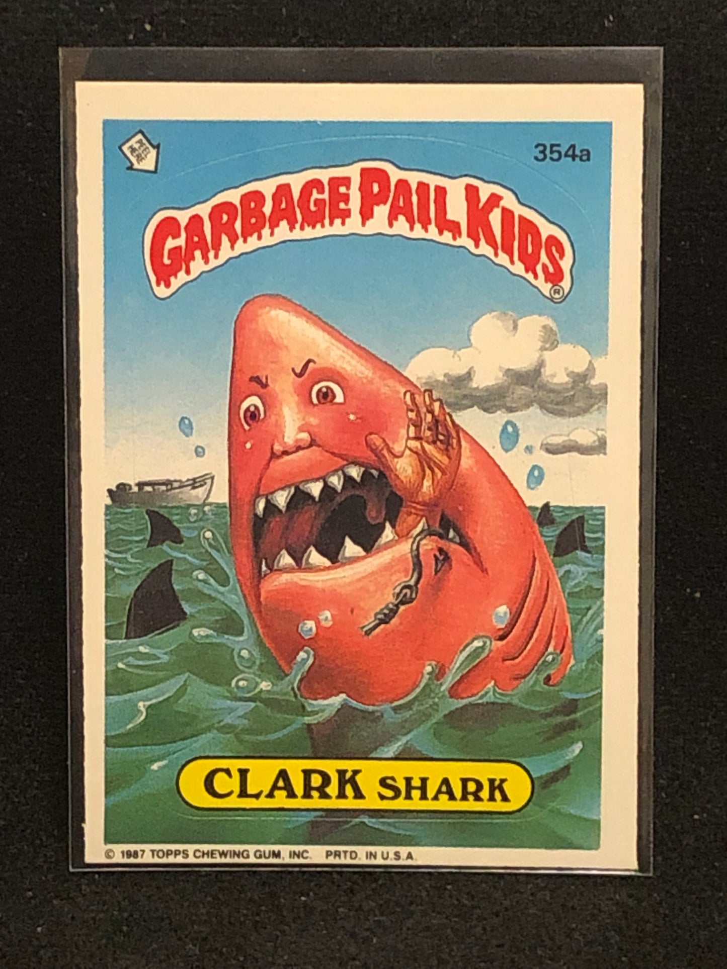 Garbage Pail Kids Original Series 9 (os9) 354a Clark Shark