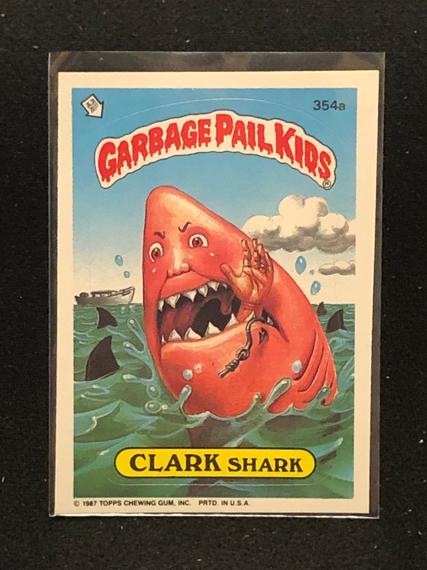 Garbage Pail Kids Original Series 9 (os9) 354a Clark Shark