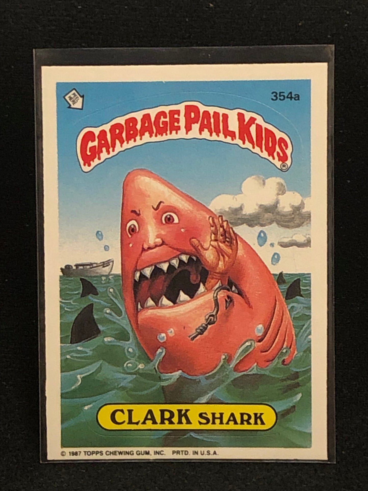 Garbage Pail Kids Original Series 9 (os9) 354a Clark Shark