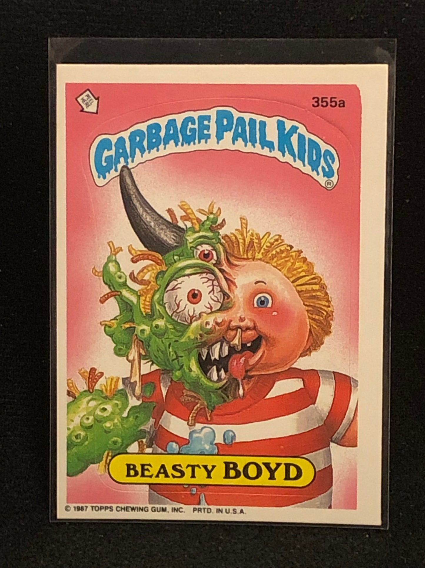 Garbage Pail Kids Original Series 9 (os9) 355a Beasty Boyd