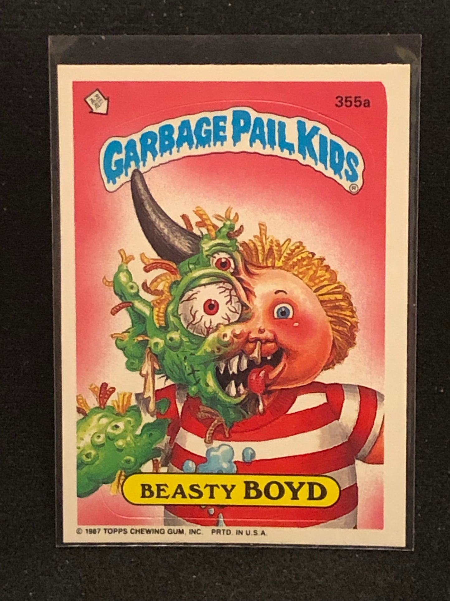 Garbage Pail Kids Original Series 9 (os9) 355a Beasty Boyd