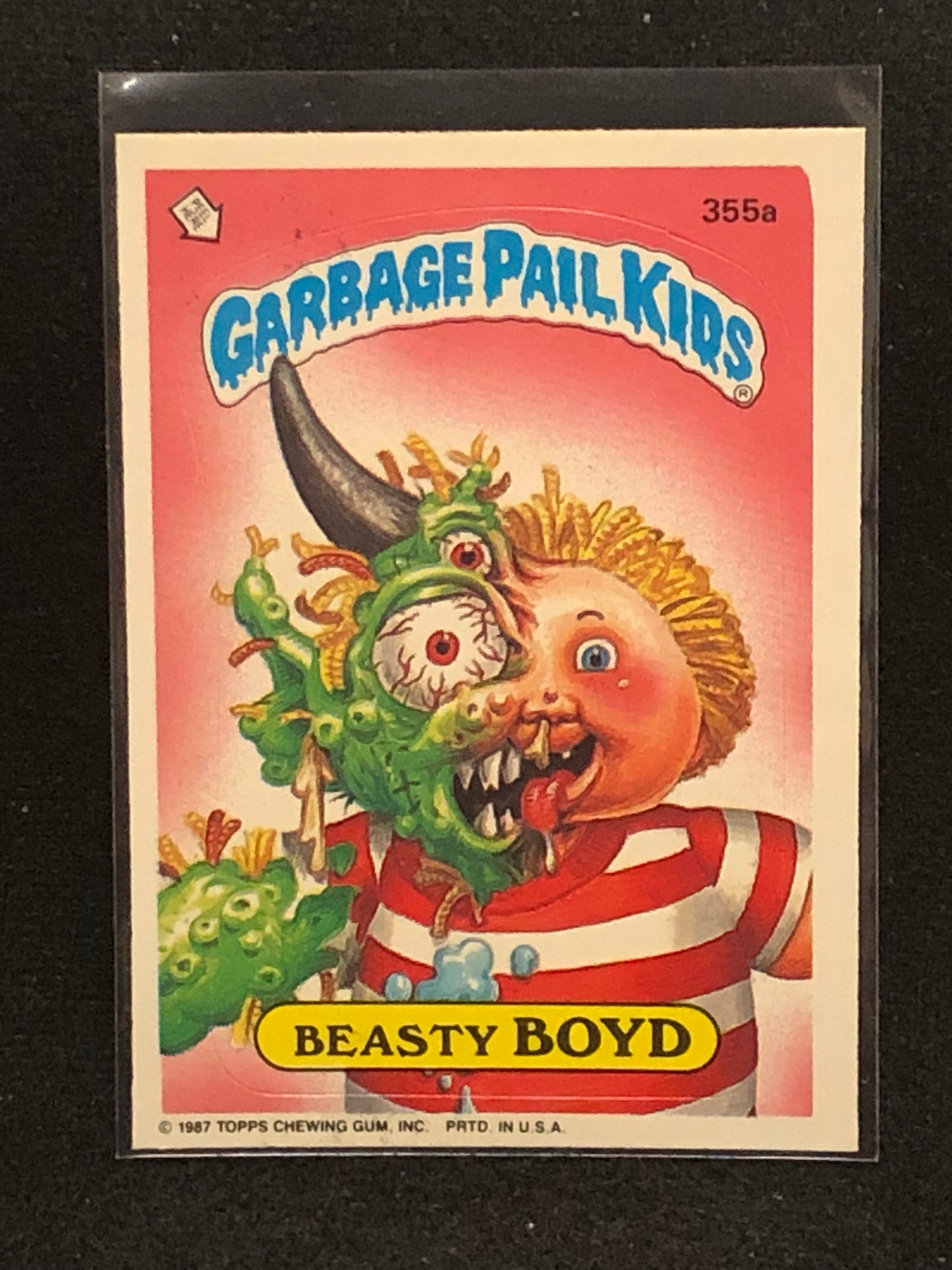 Garbage Pail Kids Original Series 9 (os9) 355a Beasty Boyd