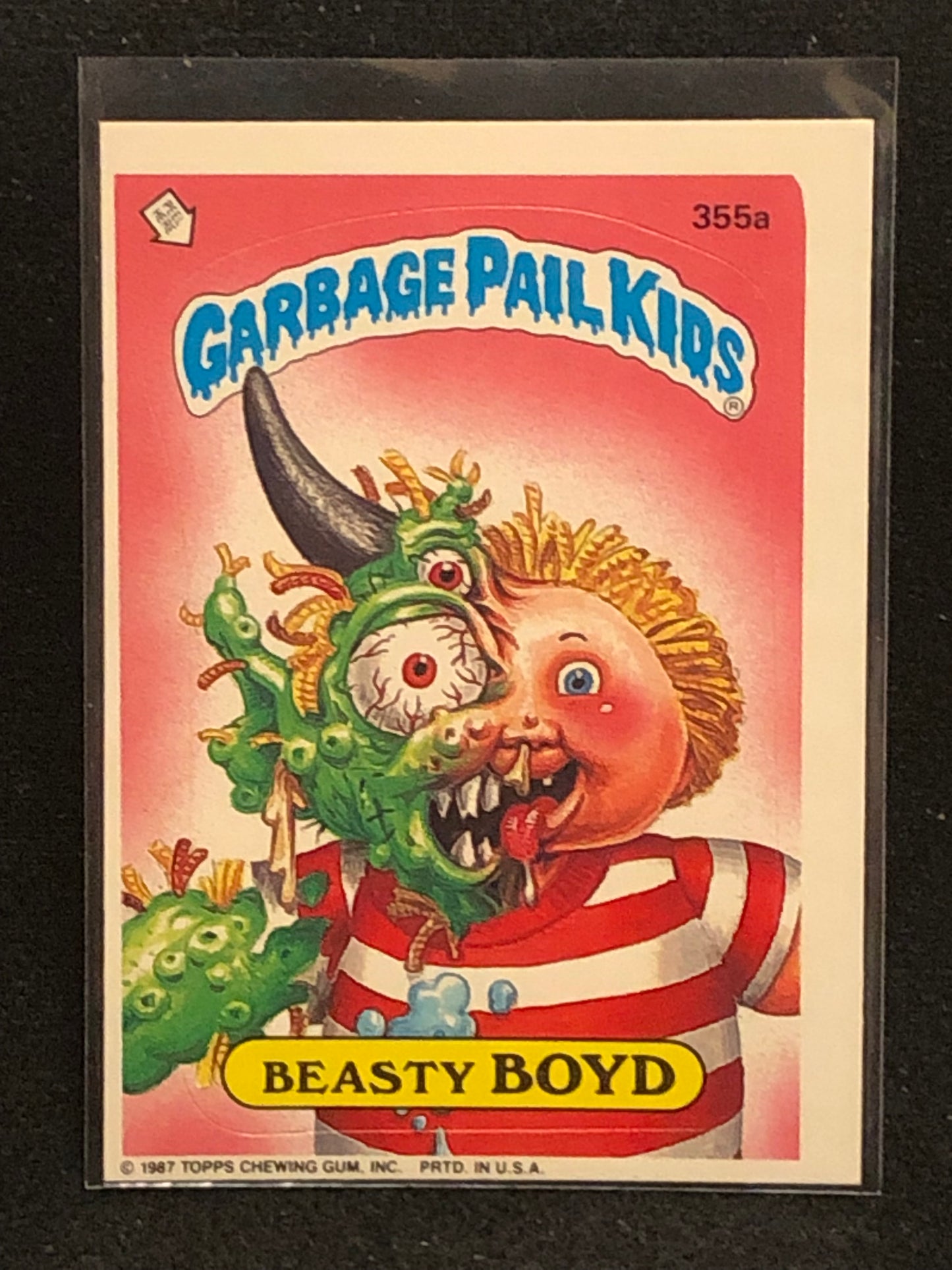 Garbage Pail Kids Original Series 9 (os9) 355a Beasty Boyd