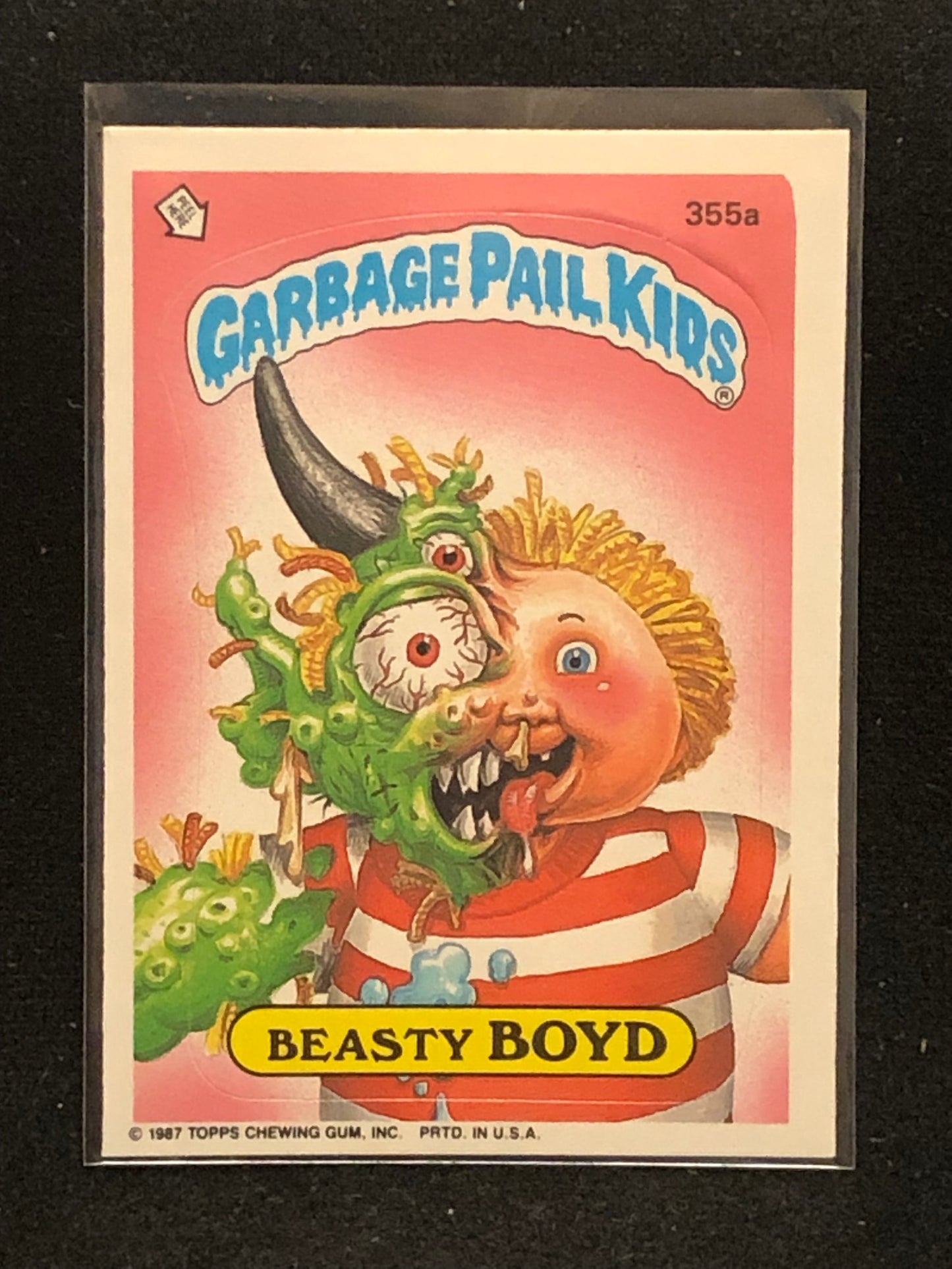 Garbage Pail Kids Original Series 9 (os9) 355a Beasty Boyd