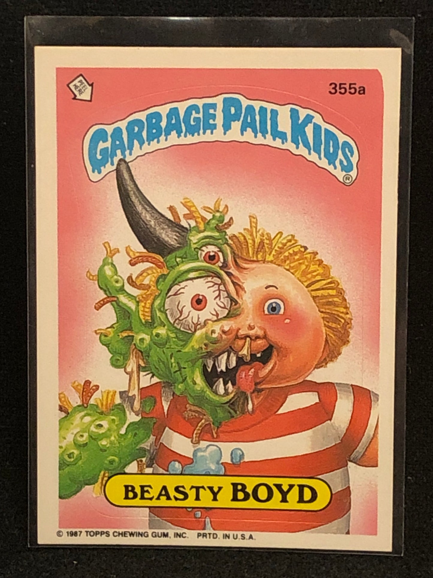 Garbage Pail Kids Original Series 9 (os9) 355a Beasty Boyd